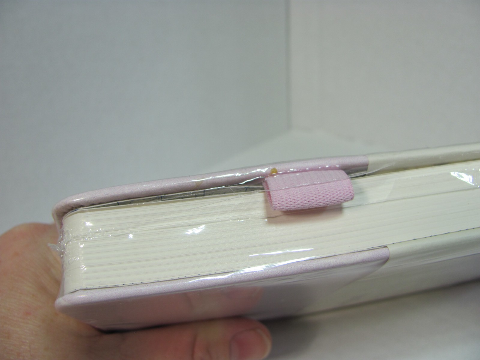 Ottergami Classic Hardcover Vegan Leather A5 Notebook 192 Pages Grid Pink Purple