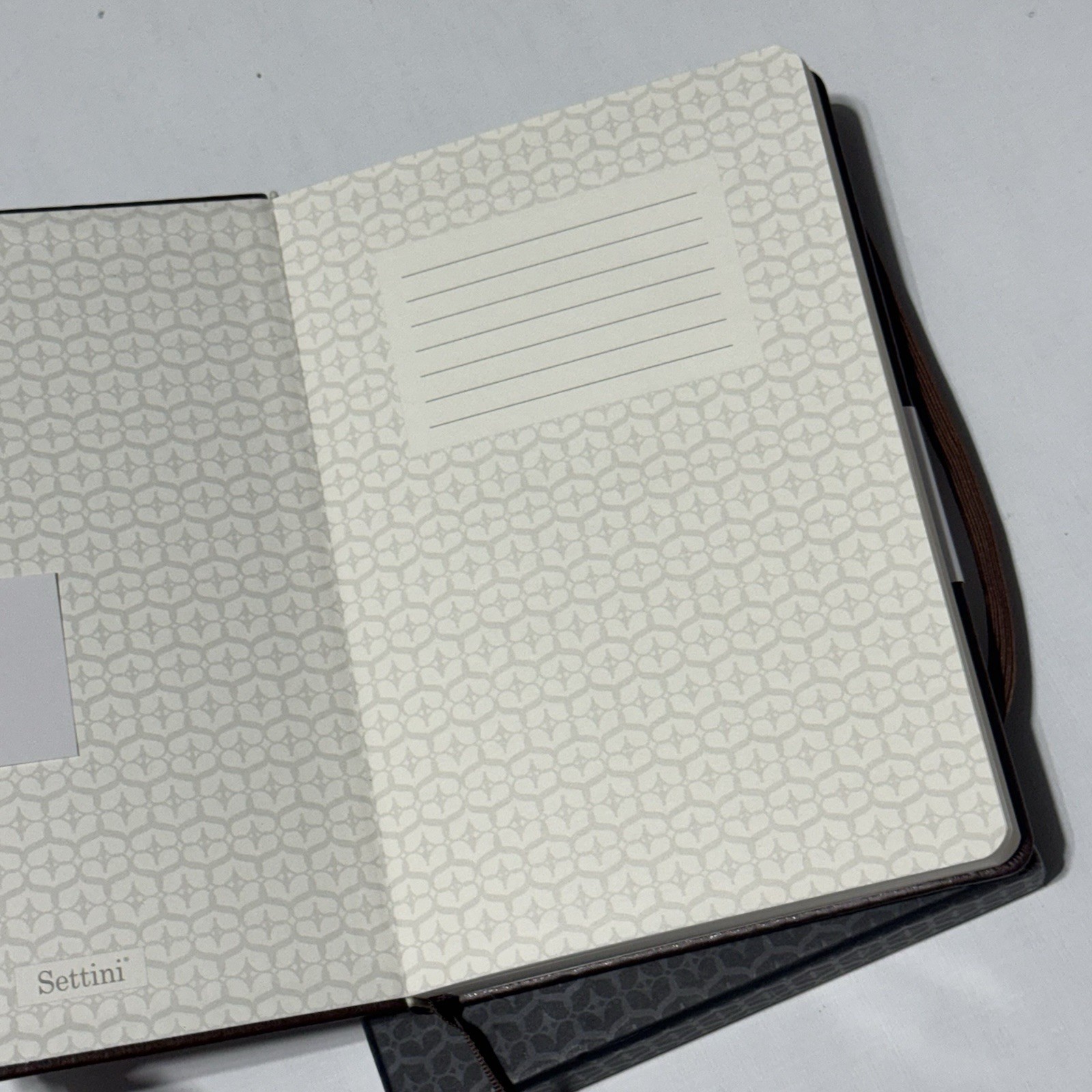 Settini Journal Notebook for Writing, Vegan Leather Hardcover Notebook Brown