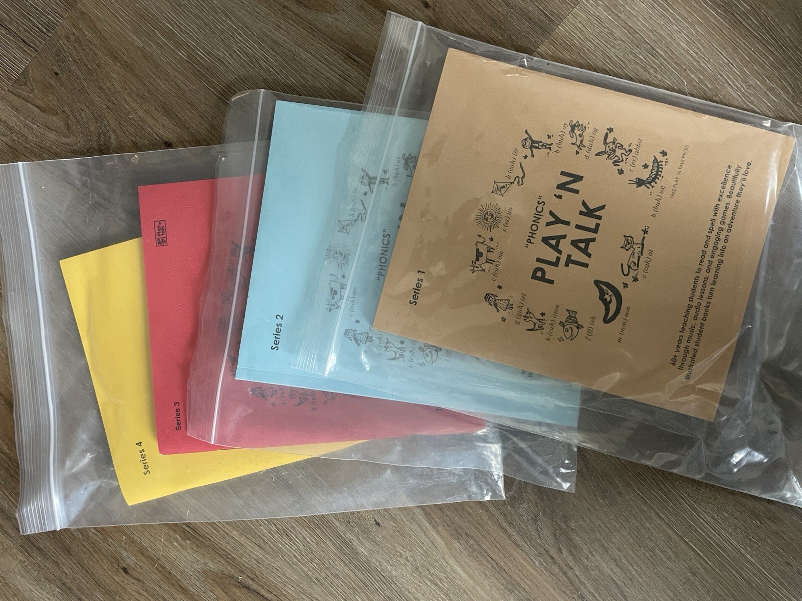 Play’n Talk Phonics Educational Card Sets Lot – Multicolor Teaching Supplies