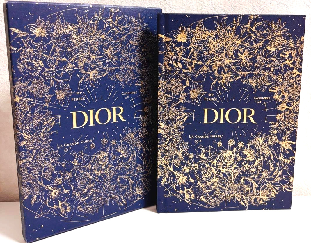 Christian Dior Celestial Notebook Set Navy Gold Notebook Novelty Gift Japan
