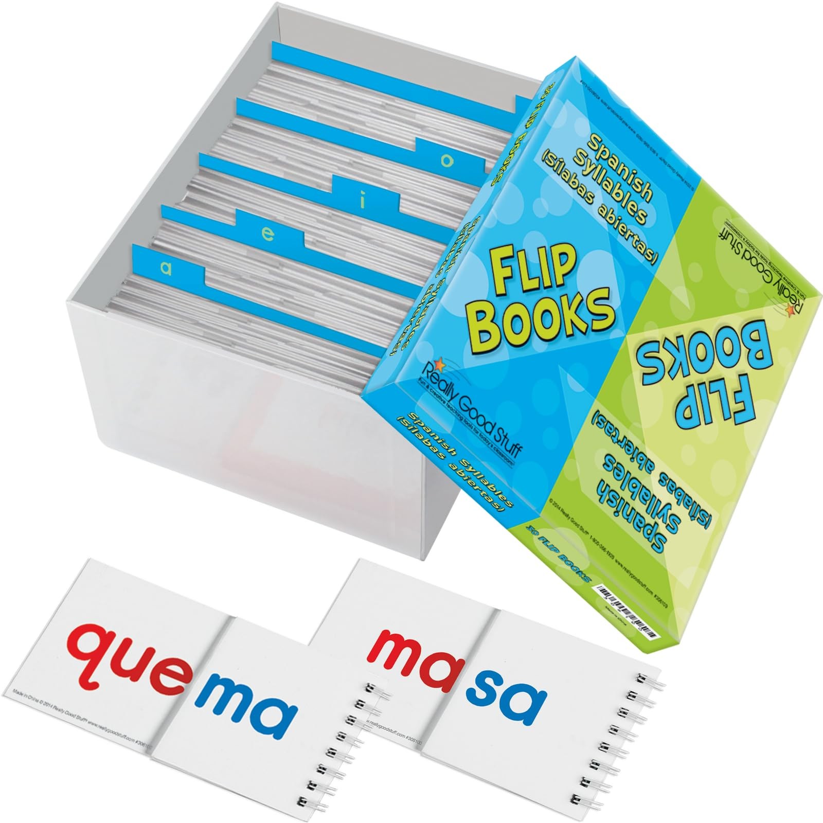 Libros de Sílabas (Spanish Syllable Flip Books) – 30 Flip Books