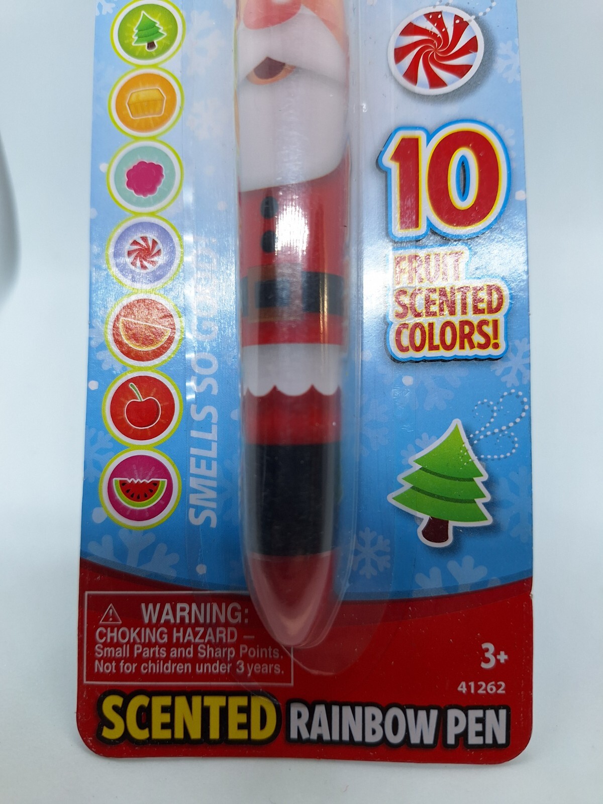 Scentos Collectible Christmas Series Santa Rainbow Scented Inks-1 Pen 10 Colors