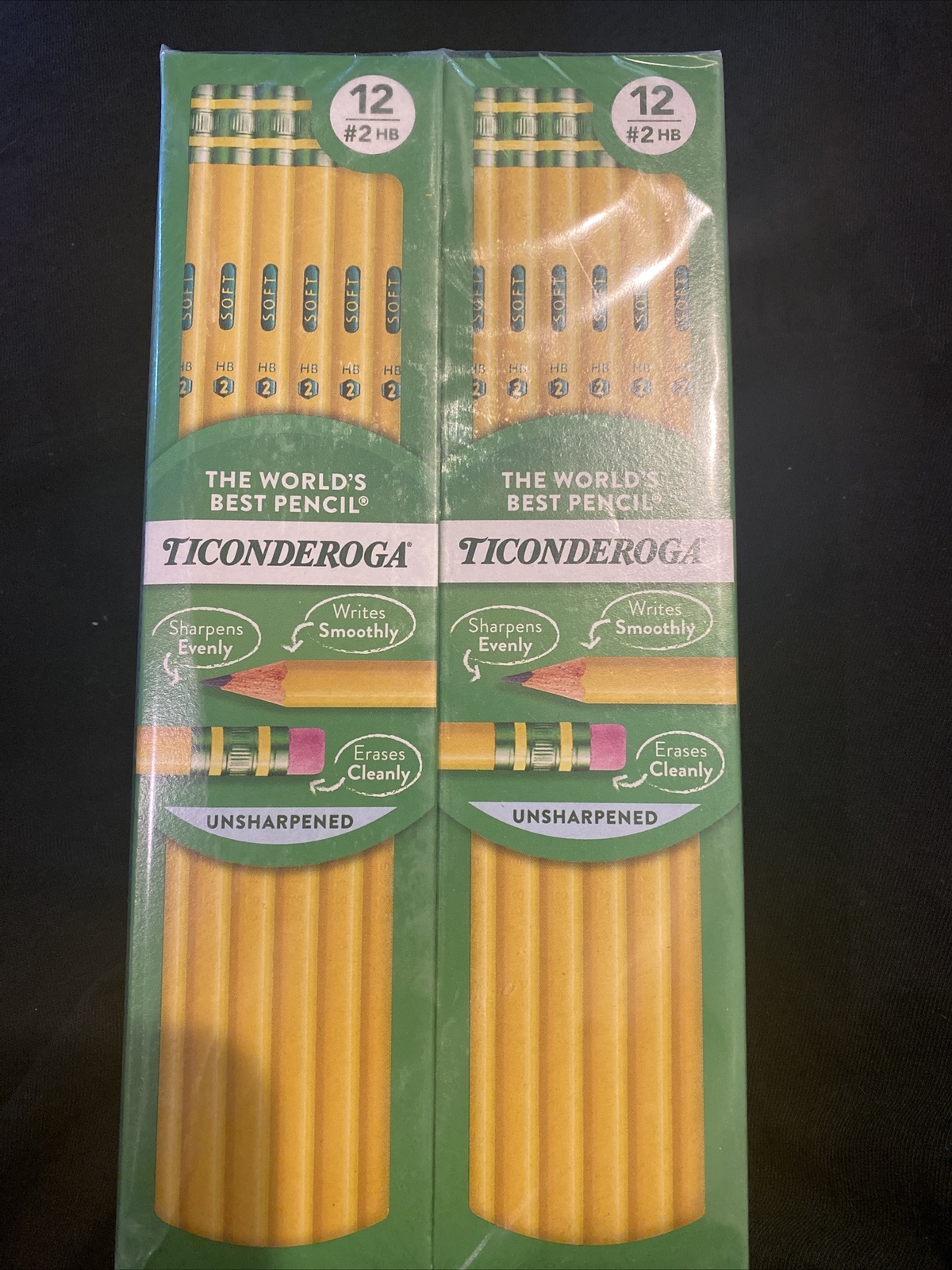 Dixon Ticonderoga 13872 Woodcase 2HB Pencil 24 Count – Yellow