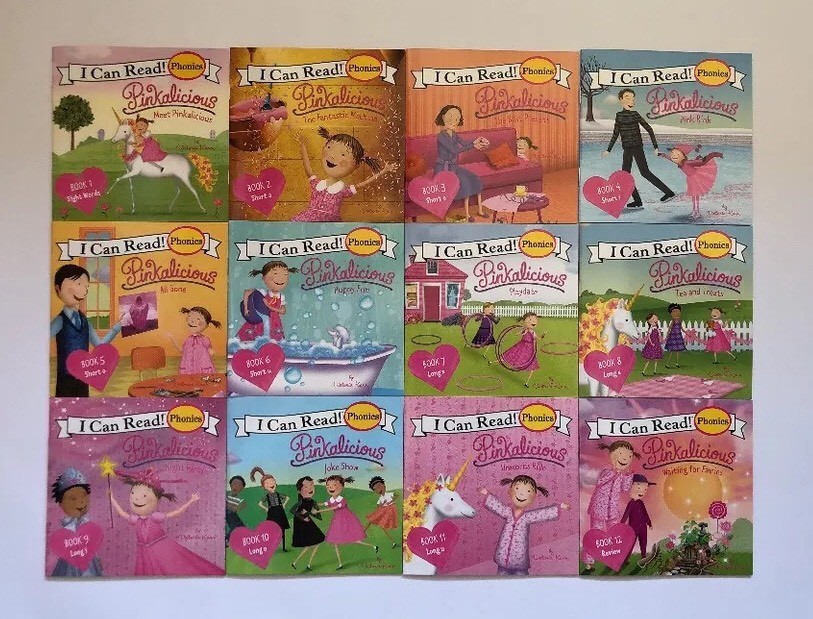 Pinkalicious Childrens Books I Can Read Phonics Lot 12