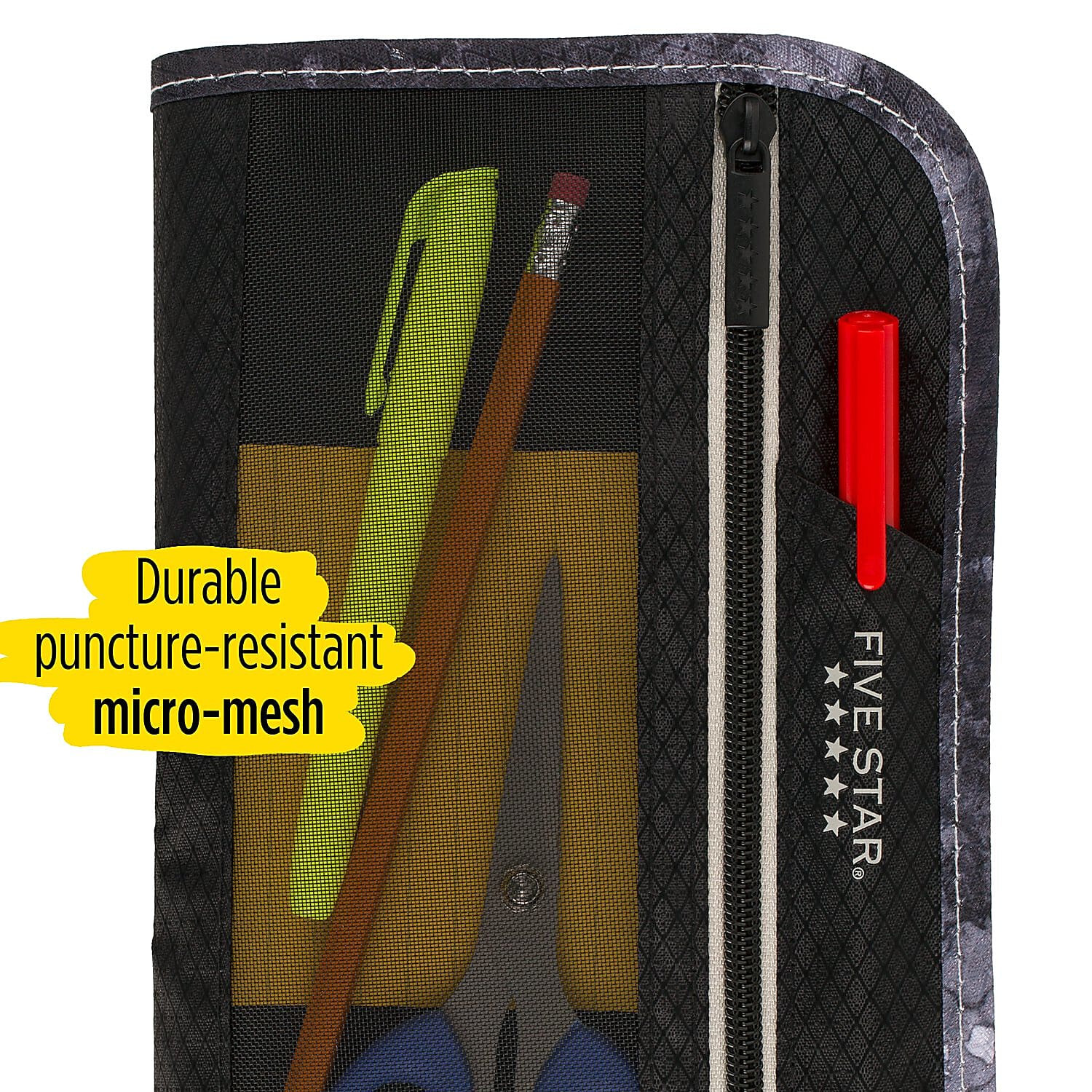 FIVE STAR® XPANZ® Pencil Pouch, Assorted Colors