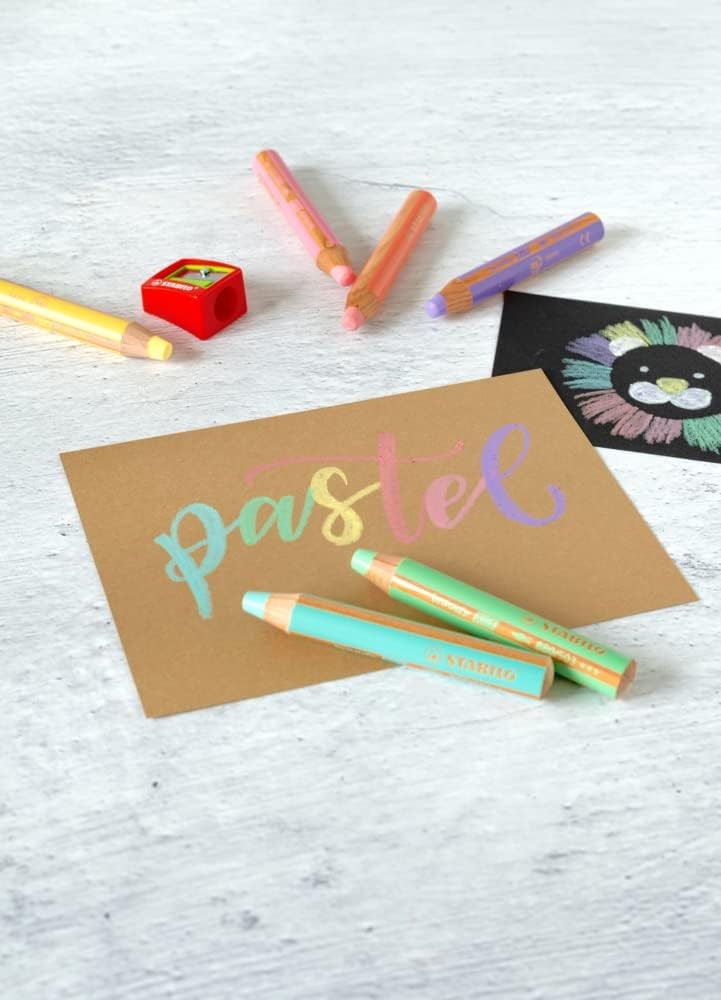 Multi-Talented Pencil – STABILO woody 3 in 1 – Pack of 1 – Pastel Blue