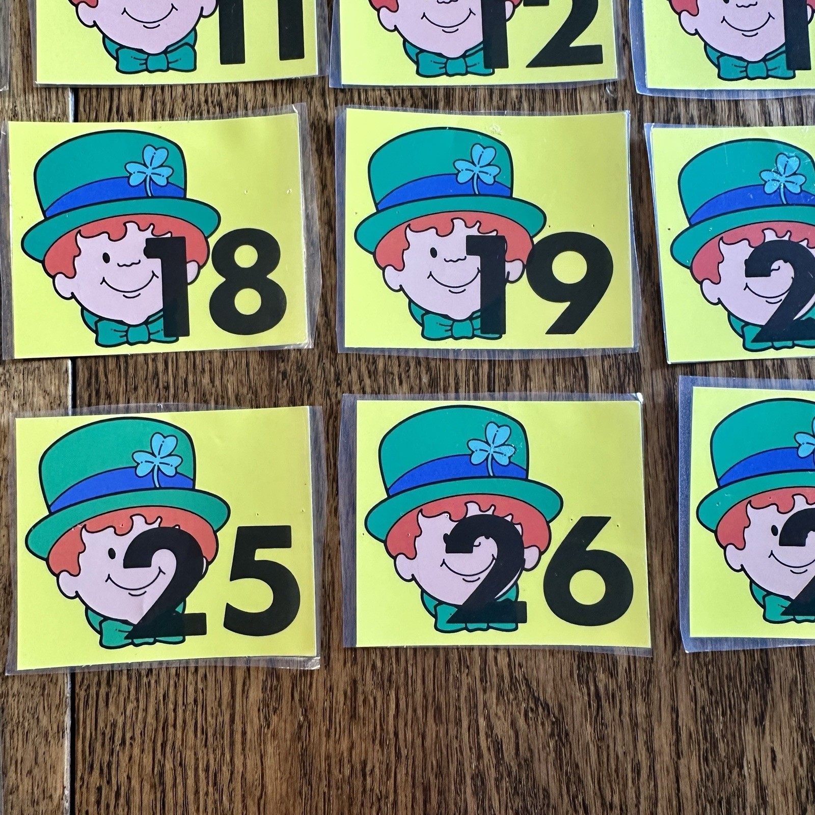 Vtg Carson Dellosa 90s 80s Calendar Pieces Leprechauns March Nostalgic