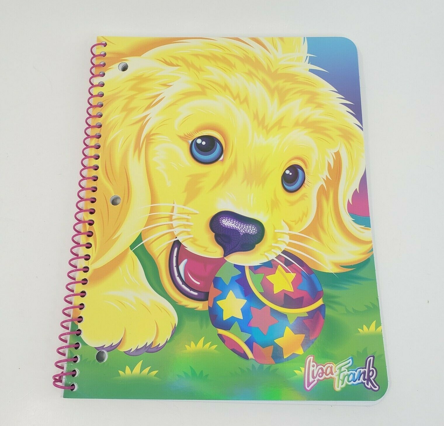 NEW LISA FRANK 2021 HAPPY 30TH BIRTHDAY CASEY DOG NOTEBOOK 70 PAGES 10.5″ x 8″