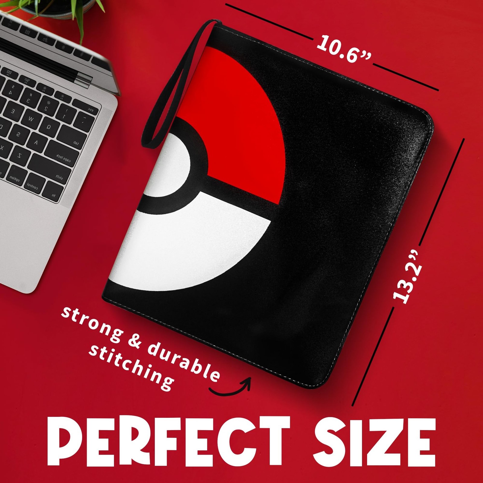 Trading Card Binder, 900 Double Sided Pocket, 9 Pocket Card Collection Binder…