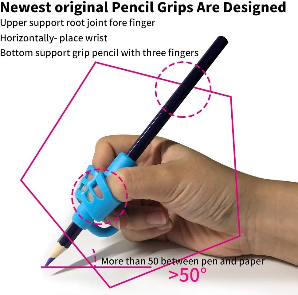 Pencil Grips/Holder for Kids Handwriting, Toddlers/Preschool 2-4 learning to…