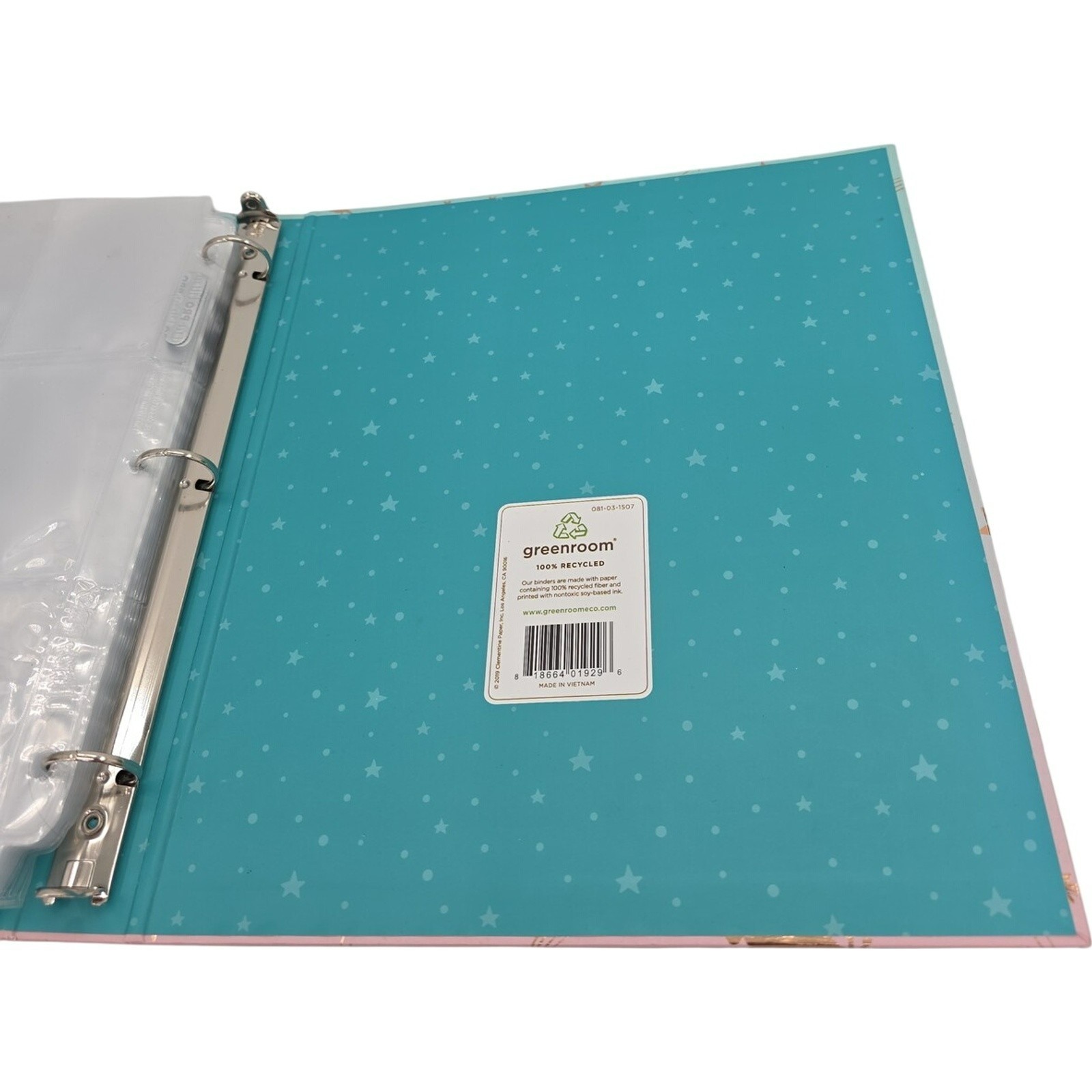 Greenroom Unicorn Card Collection Binder 30 Pages Holds 540 Cards