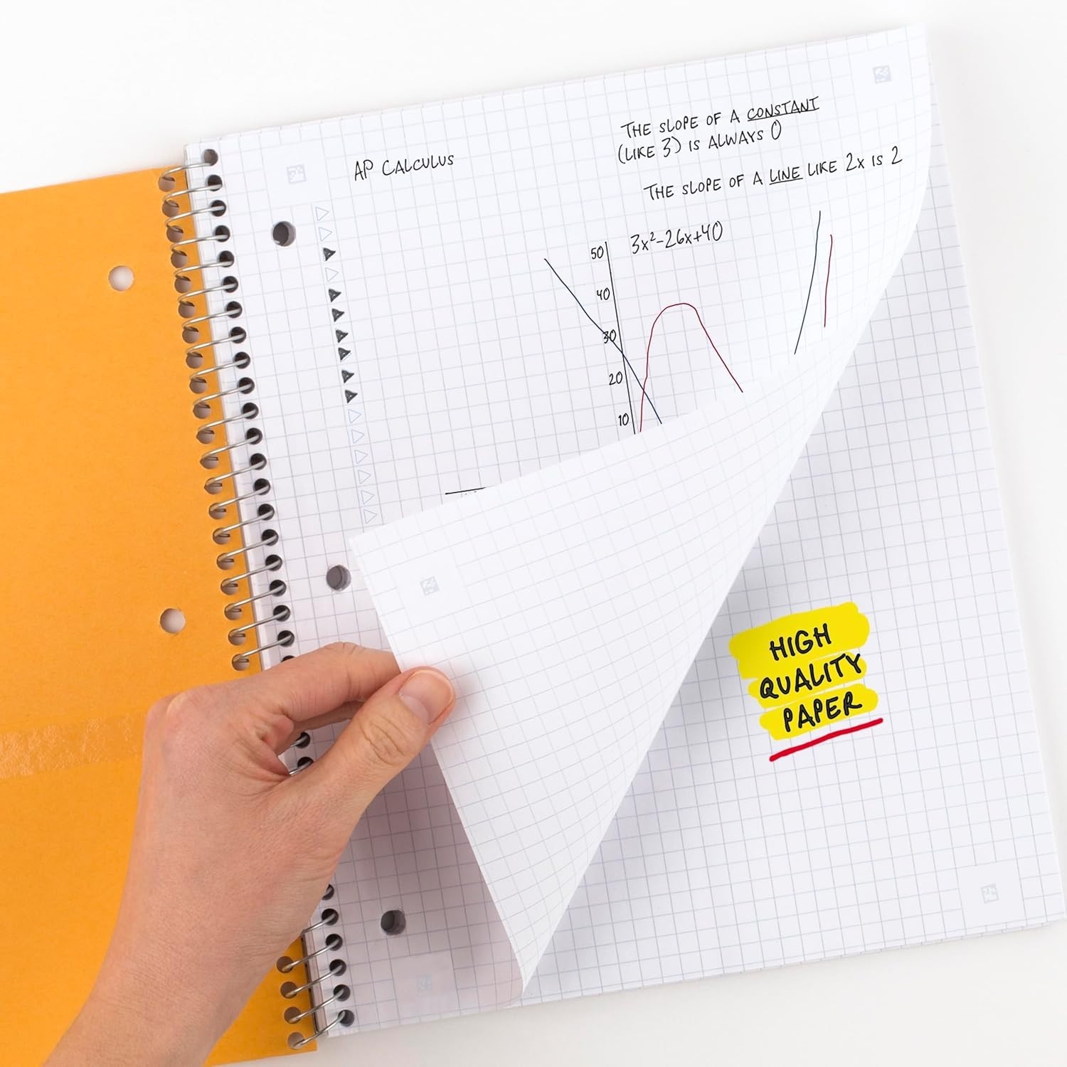 1 Subject Amethyst Purple Notebook: 100 Graph Sheets for Smart Study & Notes