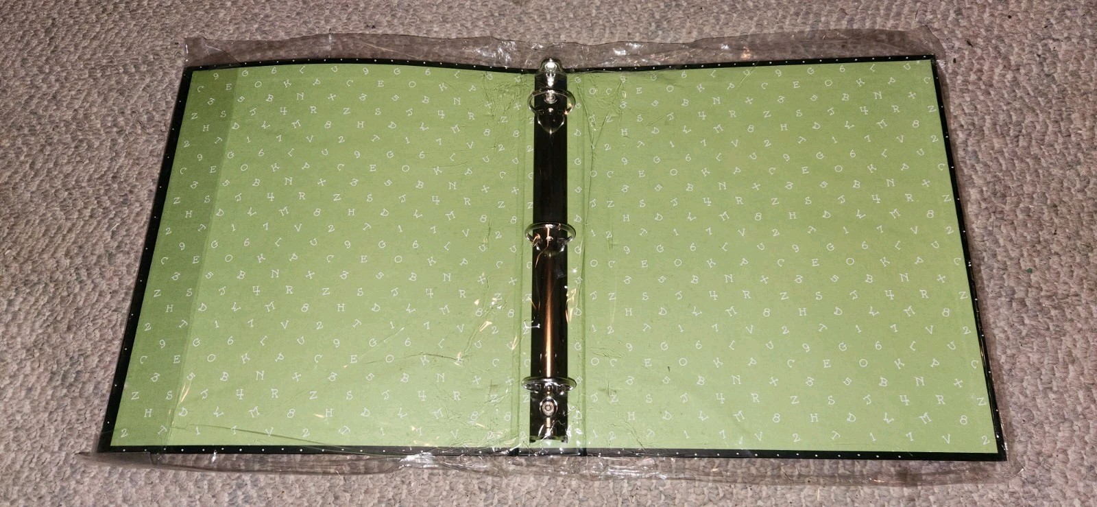 1998 Mary Engelbreit Michael & Co 3 Ring Binder Marcel Proust Girl Black Tree