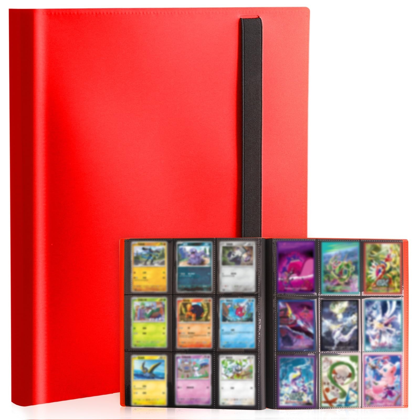 Card Binder 9-Pockets, Trading Card Binder, 20 Pages, 360 Card Capacity Colle…