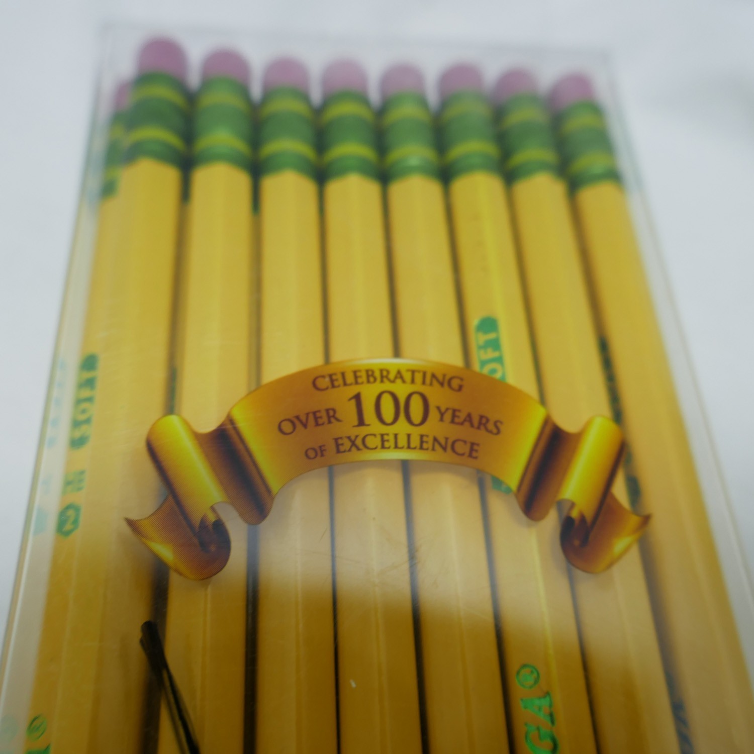 Ticonderoga Wood-Cased Pencils, 48 Total Pencils NIB #2 HB. Latex Free Eraser