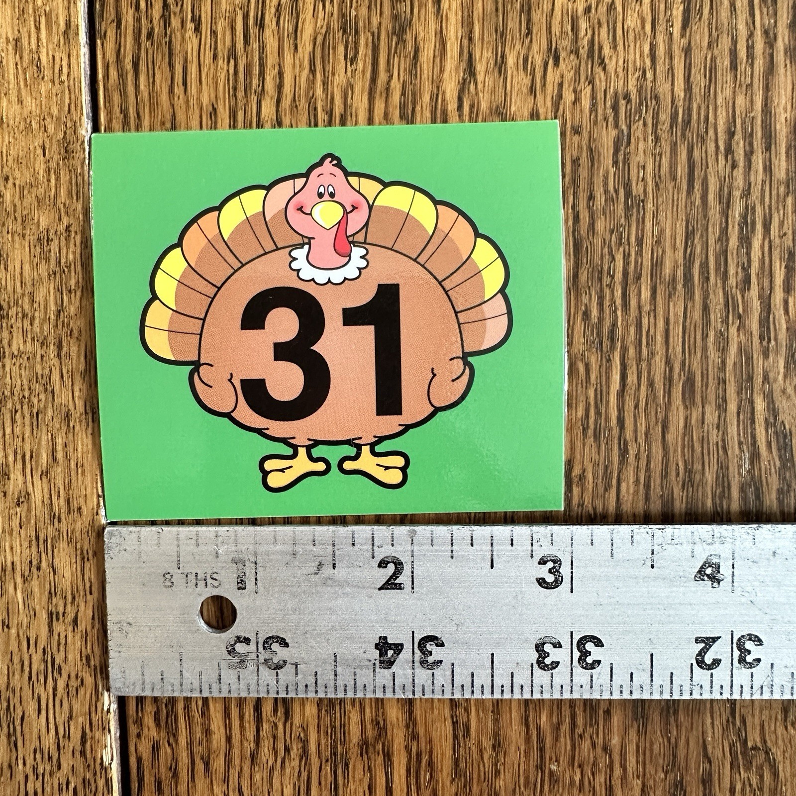 Vtg Carson Dellosa 90s Y2K Calendar Pieces Smiling Turkeys November Retro