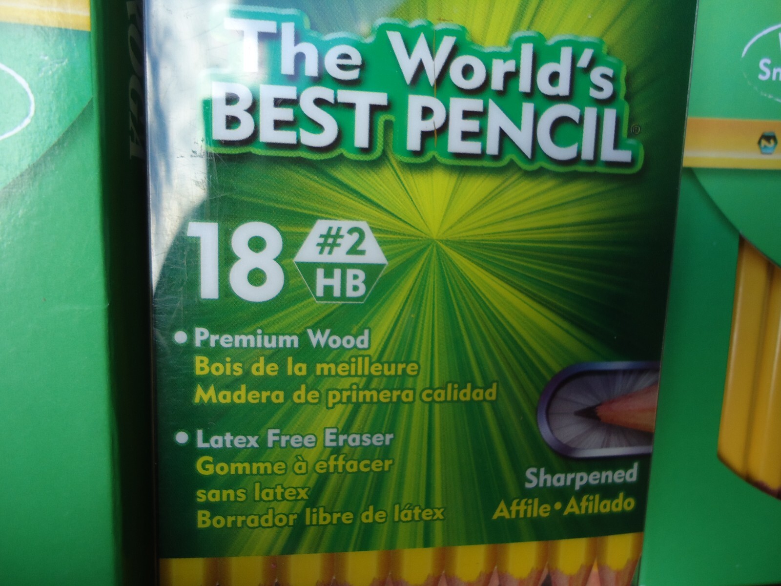 3 Ticonderoga Assorted Packs #2 HB Sharpened Pencils The Worlds Best Pencil 60ct