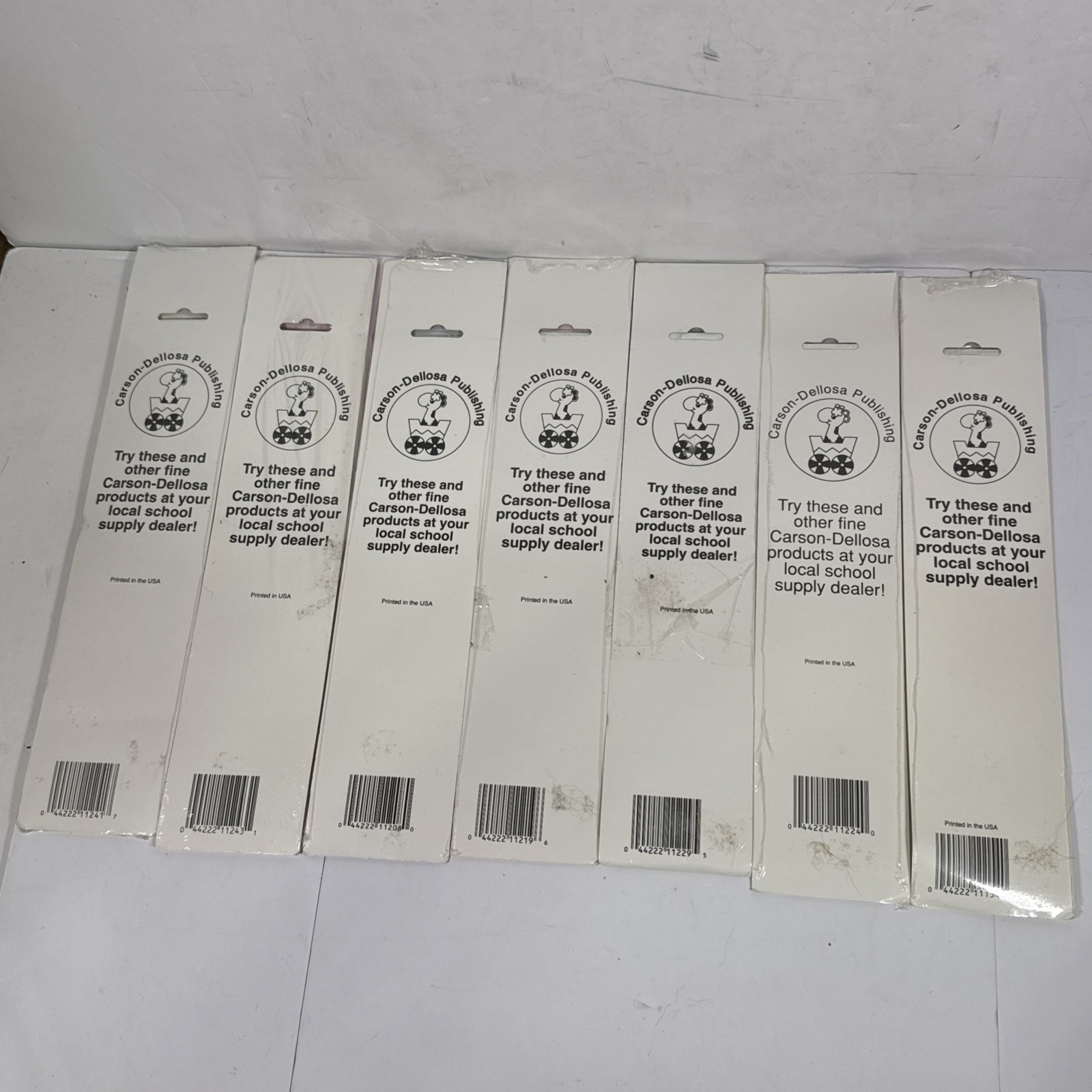 Vintage Carson-Dellosa Publishing Stickers 120 Lot 7 Bundles Holiday Dino Leaves