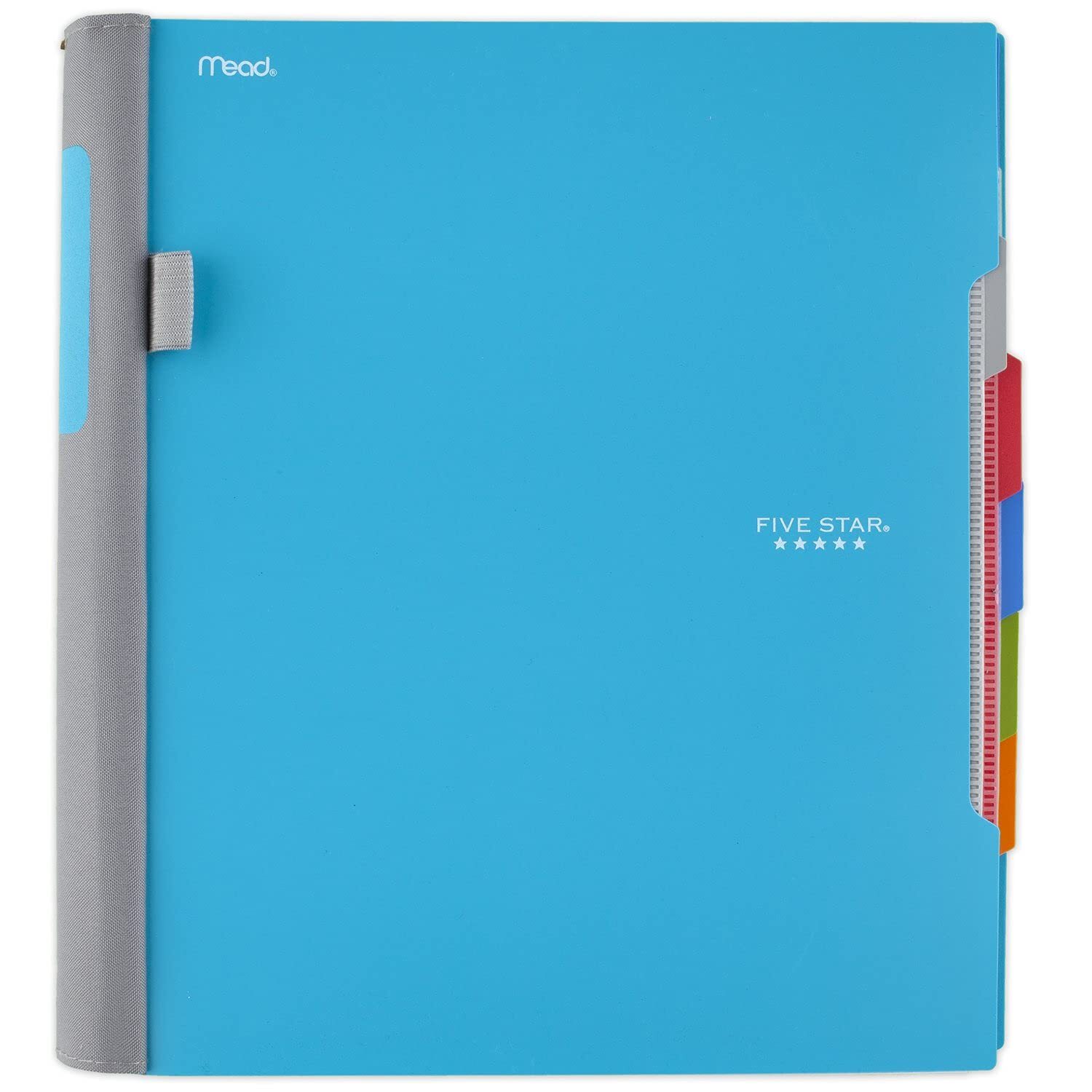Five Star Advance Spiral Notebook, 5 Subject, College Ruled Paper, 200 Sheets,