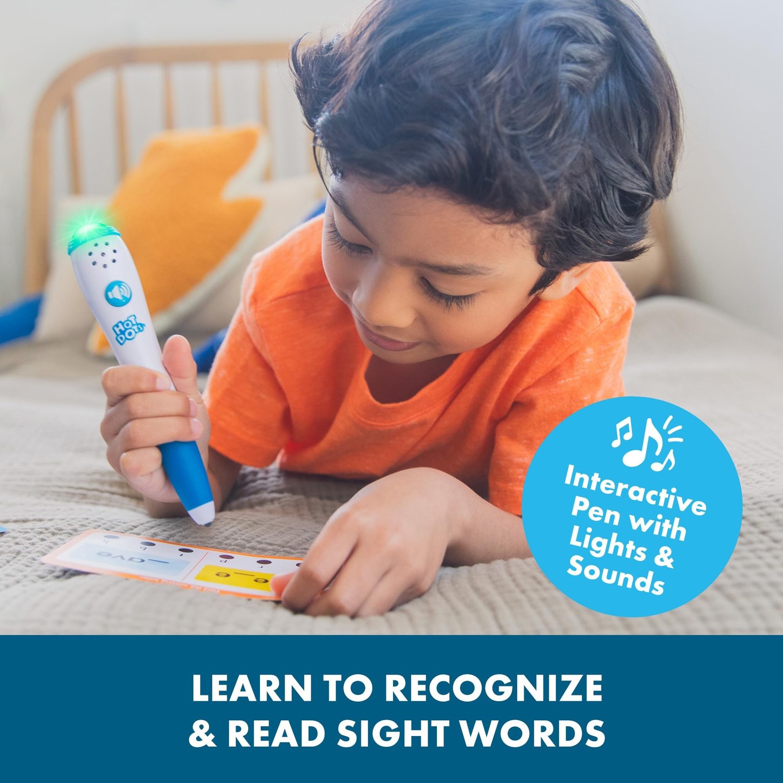 Educational Insights Hot Dots® Sight Words Card Set – Learn to Read Activit
