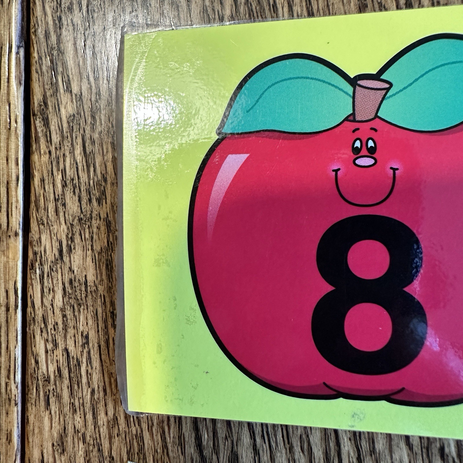 Vtg Carson Dellosa 90s Y2K Calendar Pieces Smiling Apples Fall September Retro