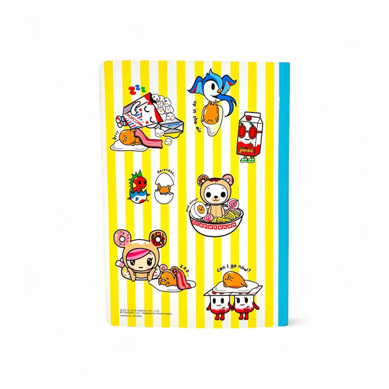 Tokidoki x Gudetama Graph Paper Notebook School Notepad Memo Cute Lazy Egg NEW