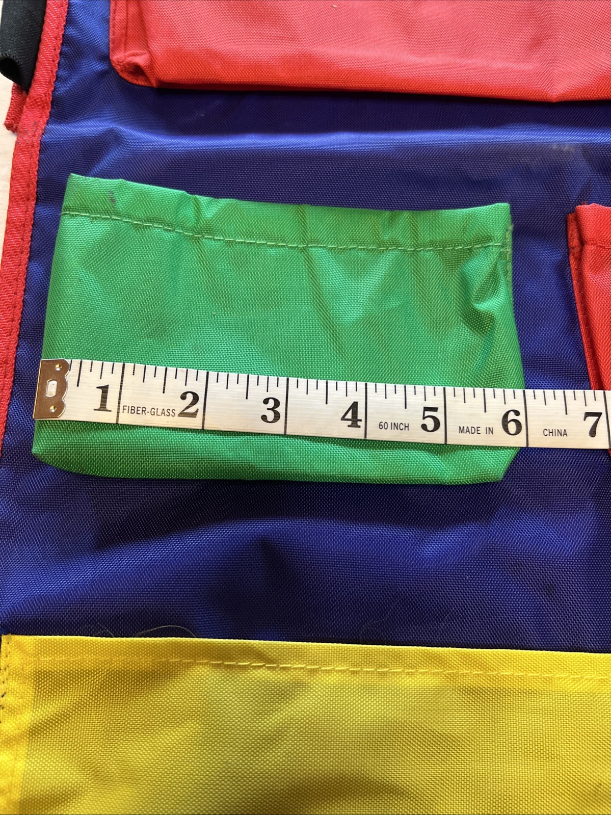Carson Dellosa Chair Back- 5 Pocket Organizer Blue Red Green Yellow