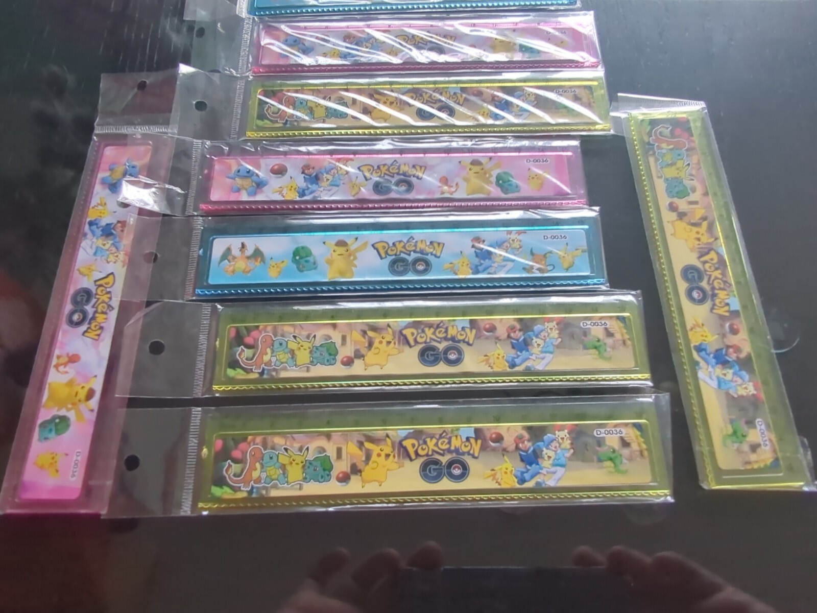 Lot Of 10 Pokemon Go Rulers School Supplies