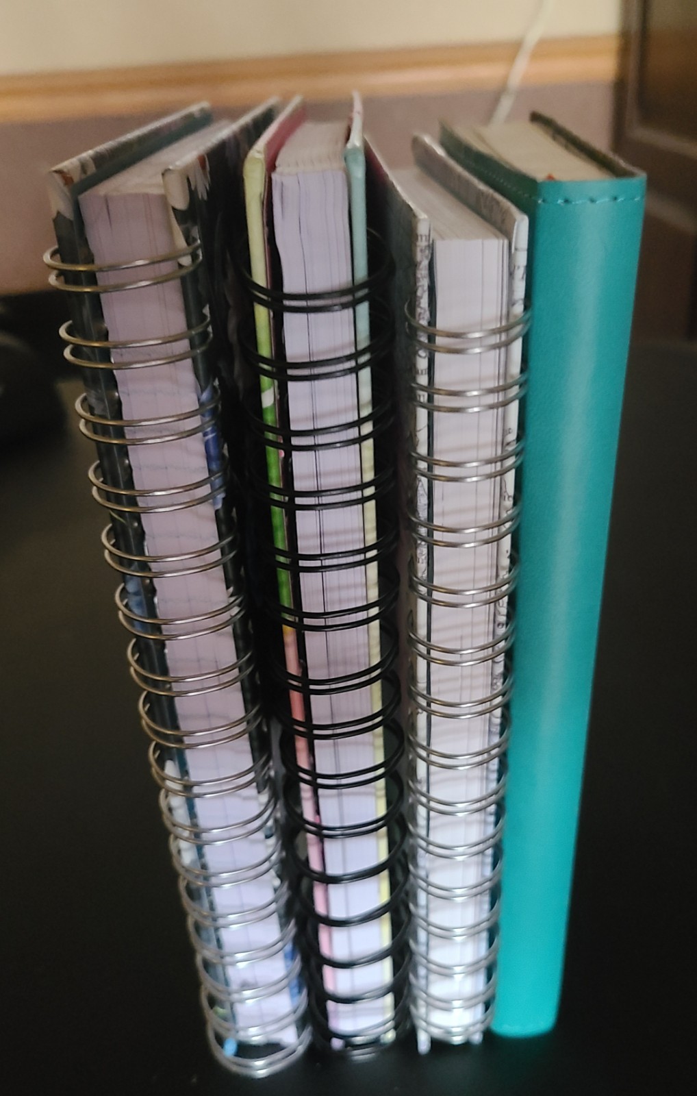 New Writing Notebooks Journals Lot of 4 Spiral Bound College Ruled Hardcover