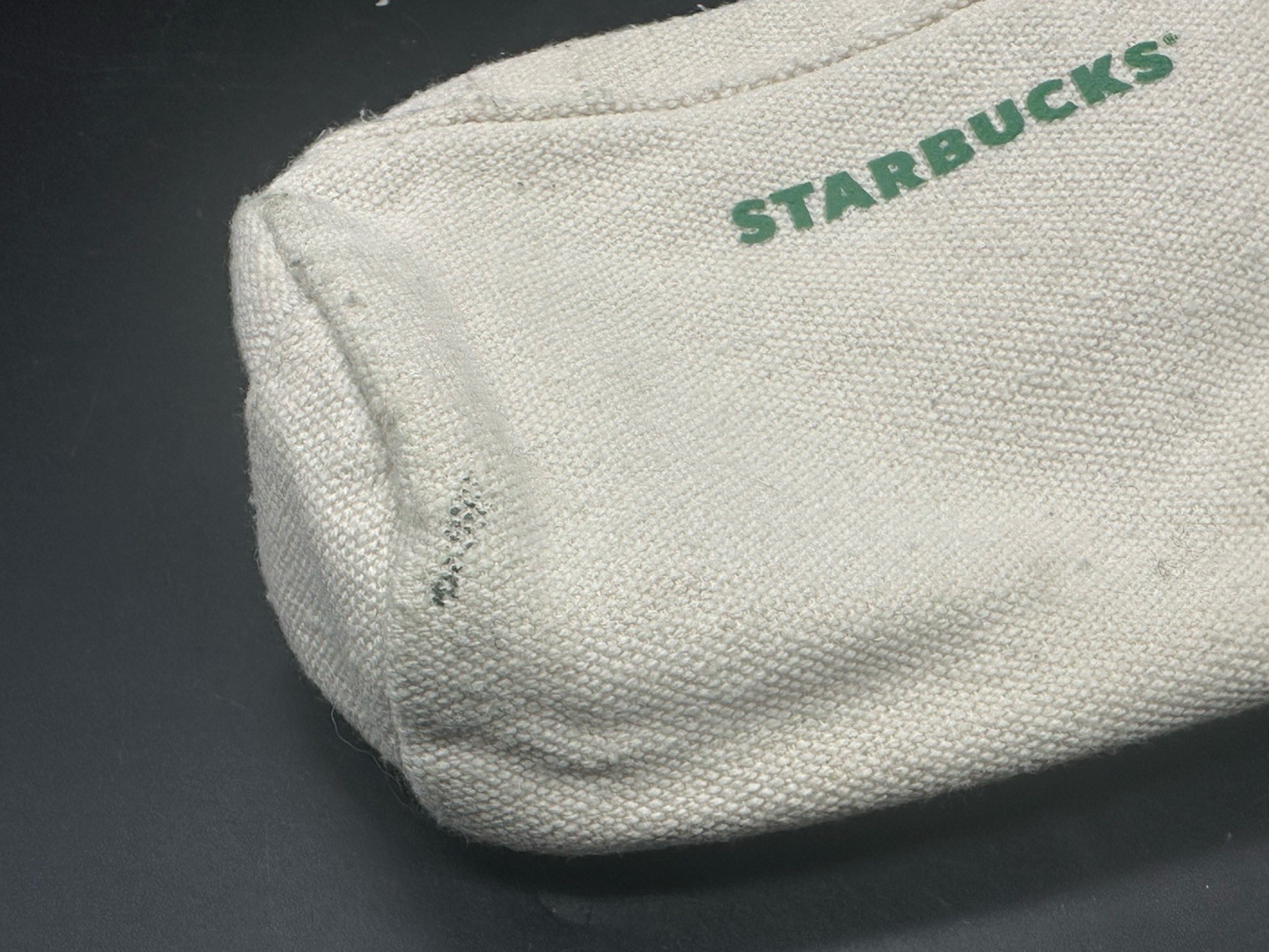 2018 Starbucks Cotton Zippered Pouch Bag