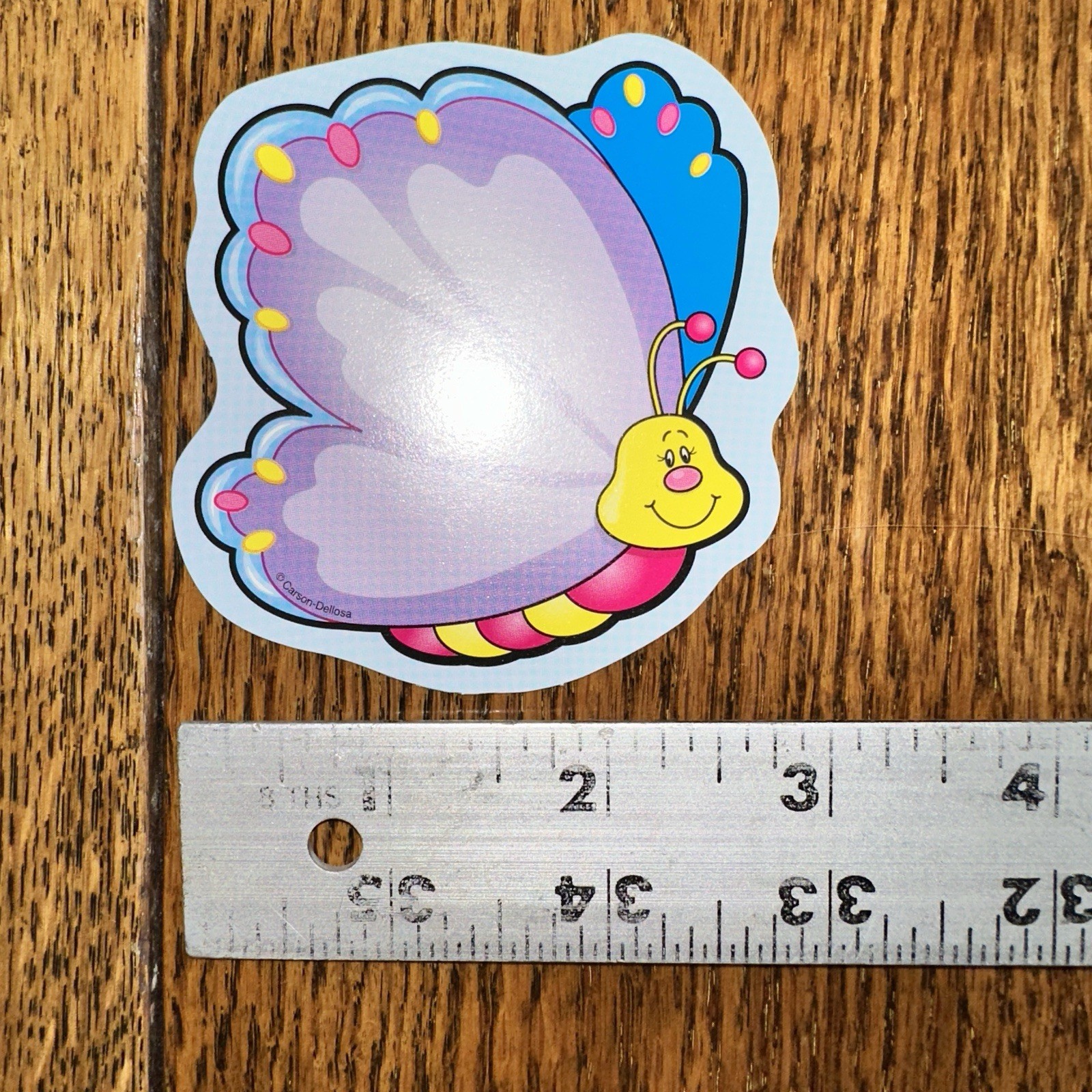 Vtg Carson Dellosa 90s Y2K Smiling Butterflies MINI Die Cut Cutout Set 18