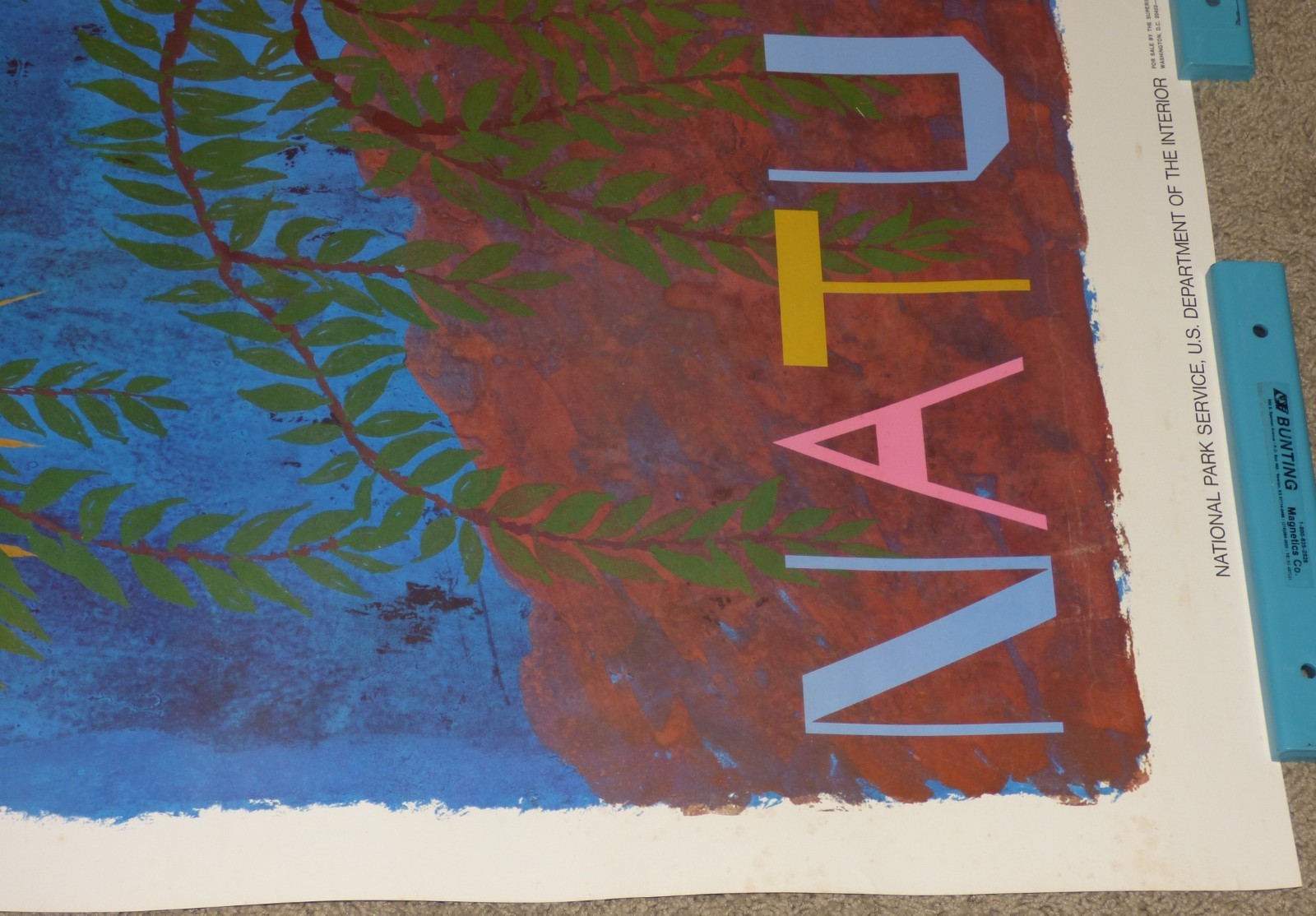 Ben Shahn The National Parks Nature 1974 Poster 28 x 42