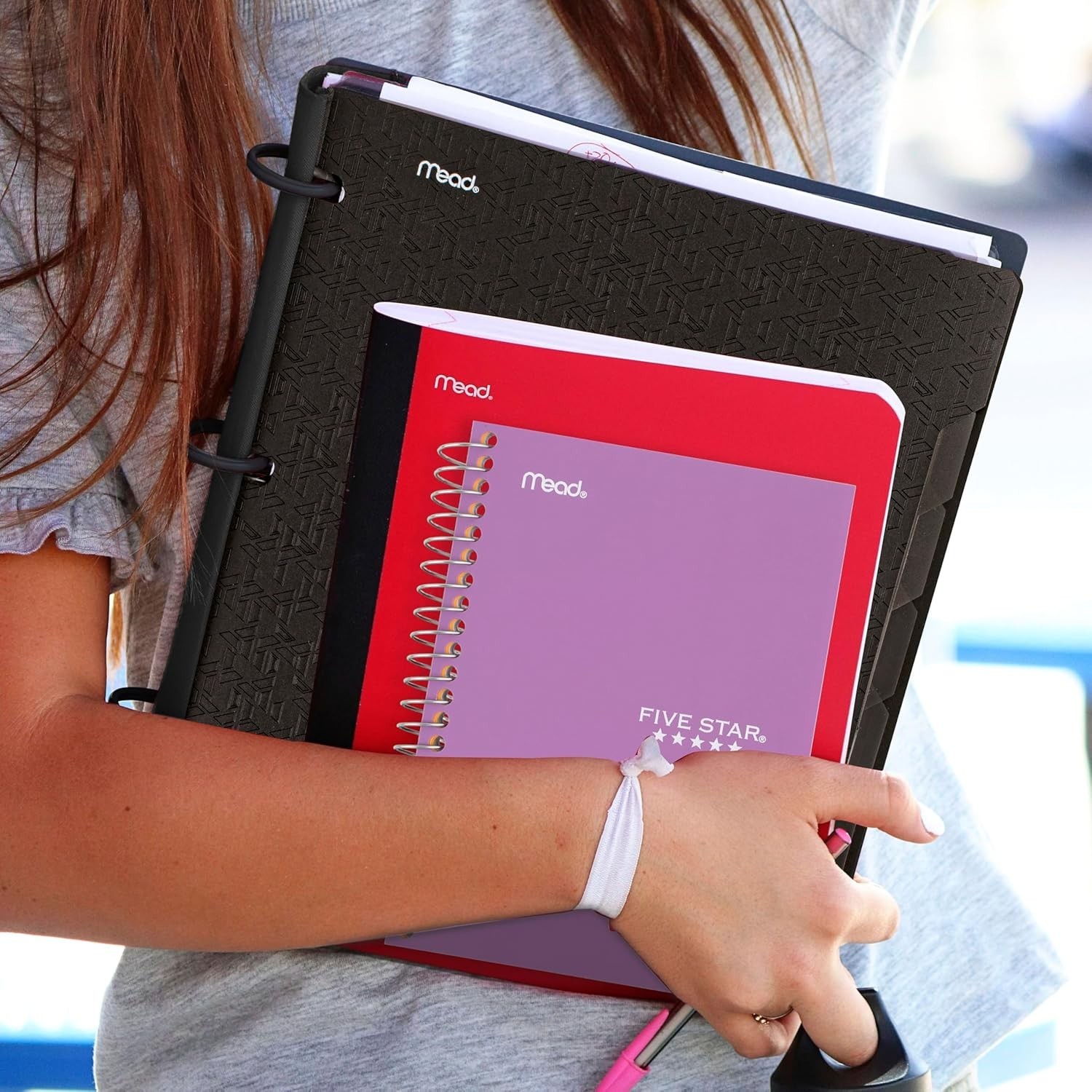 Stylish Amethyst Purple Spiral Notebook, 1 Subject, 80 Pages, Guaranteed Lasting