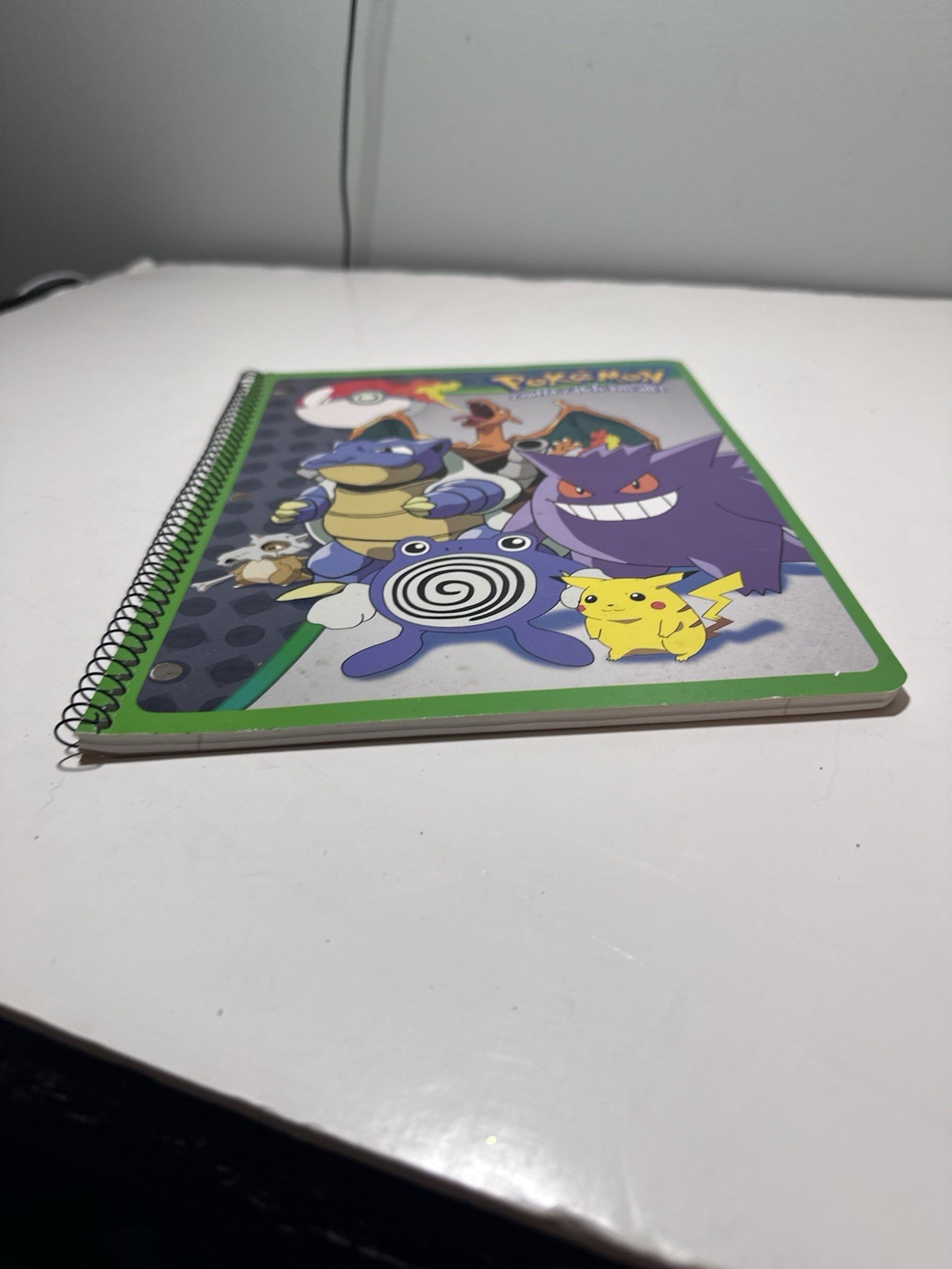 New Pokemon Nintendo 1998 Spiral Notebook Charizard Pikachu Blastoise Gengar