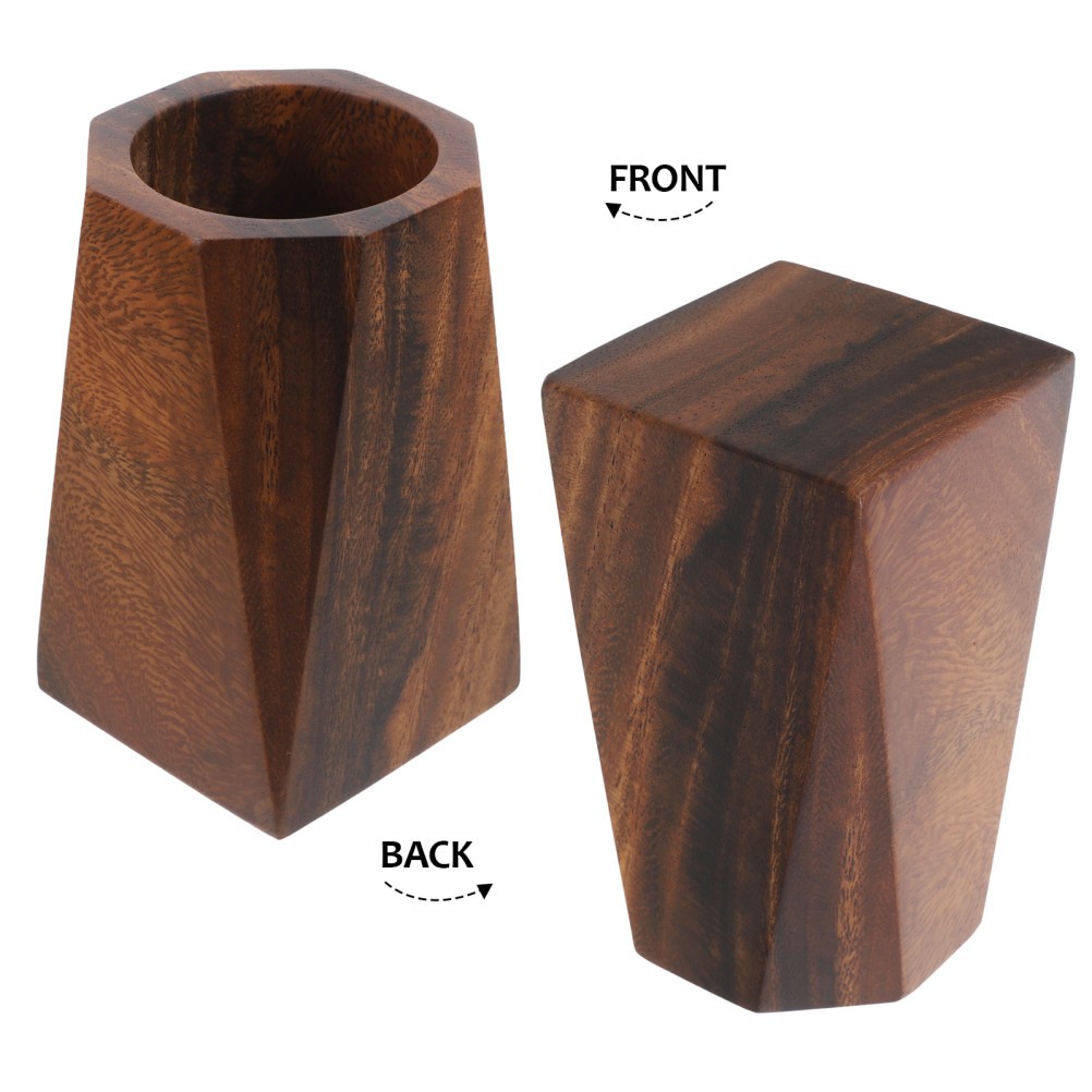 Wooden Kitchen Utensil Holder Pen Display Stand Pencil Holders for Desk