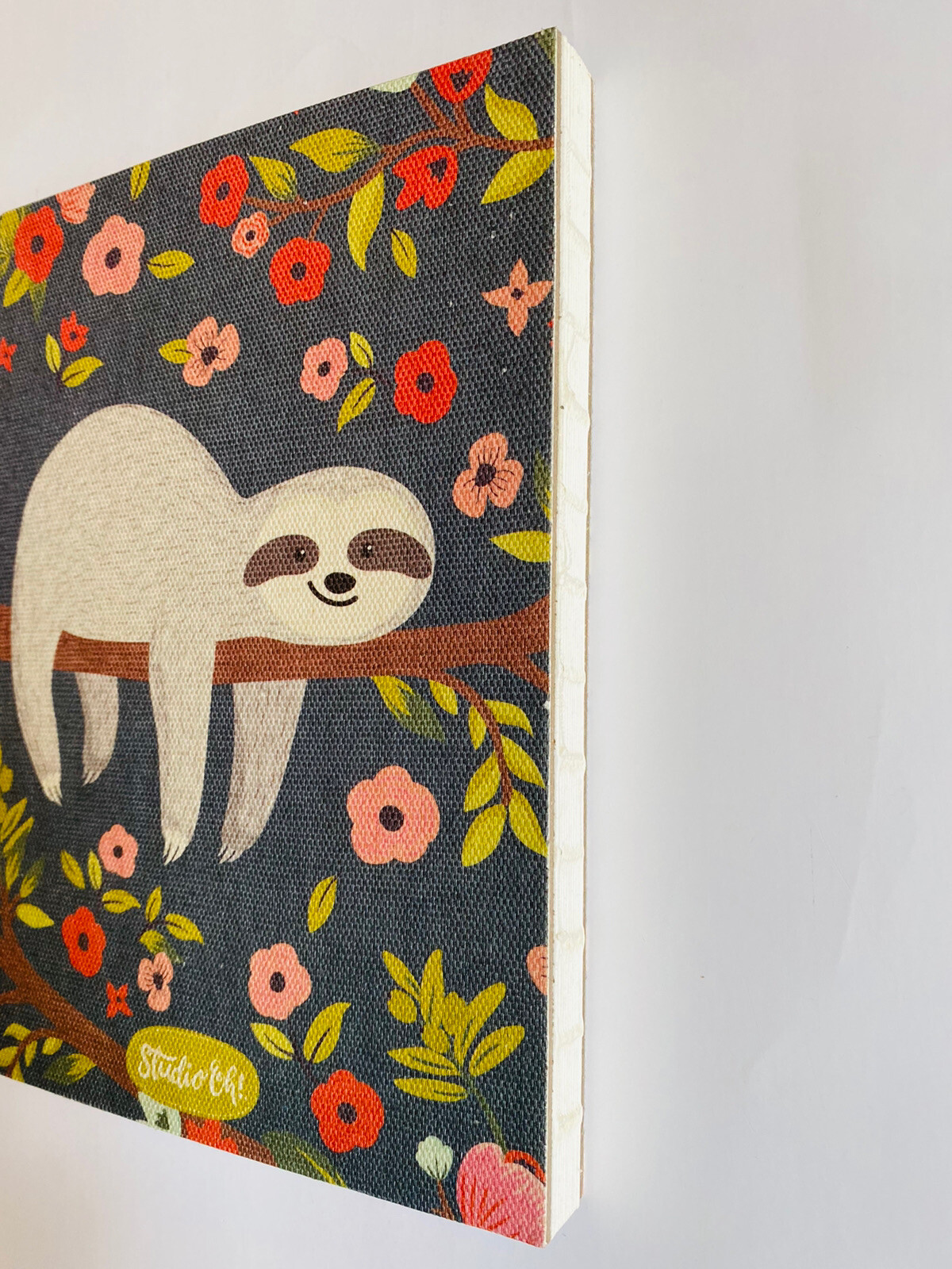Medium Coptic Bound Notebook Journal Studio Oh! – Follow Your Dreams Sloth boho