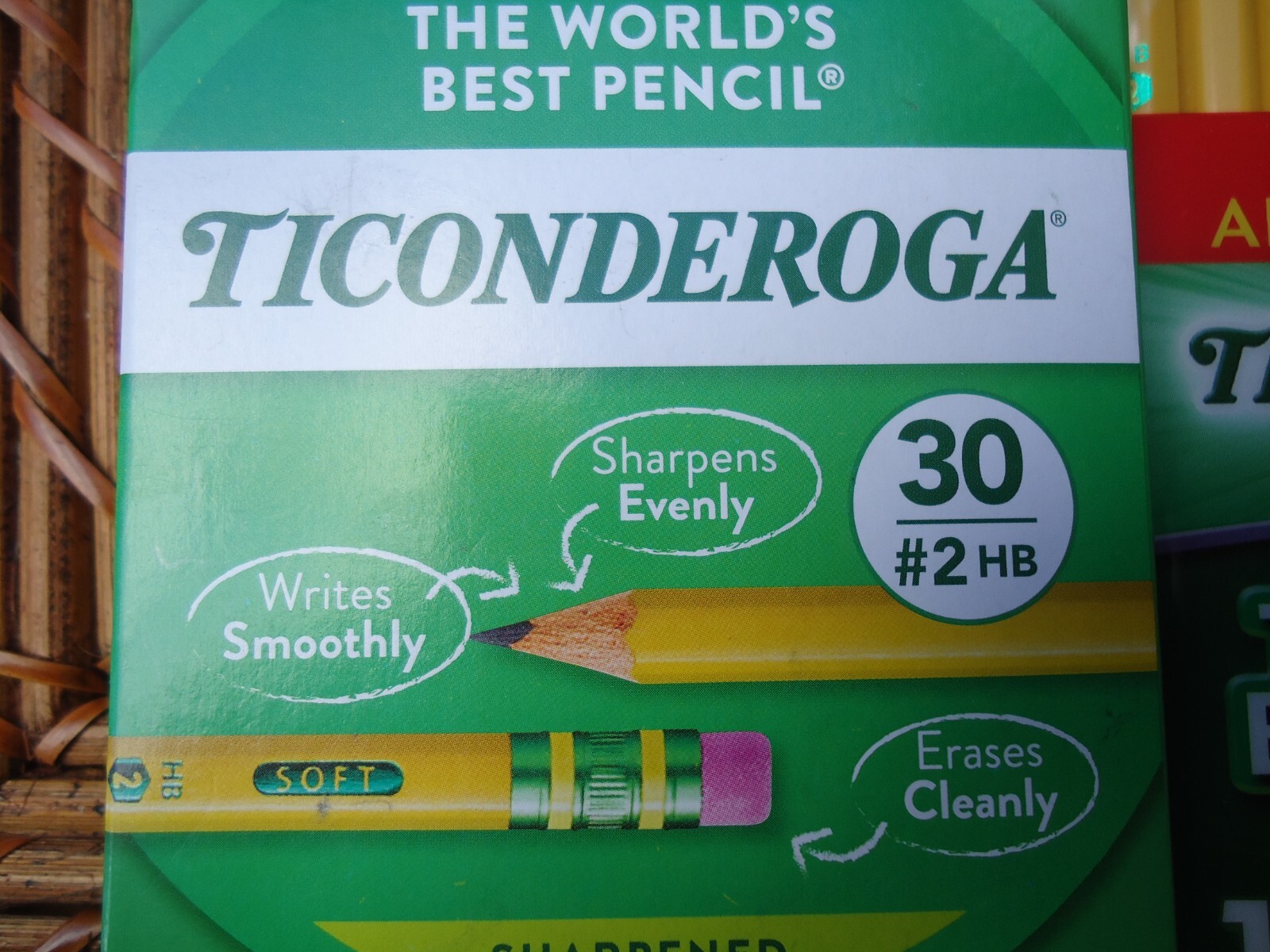 3 Ticonderoga Assorted Packs #2 HB Sharpened Pencils The Worlds Best Pencil 60ct
