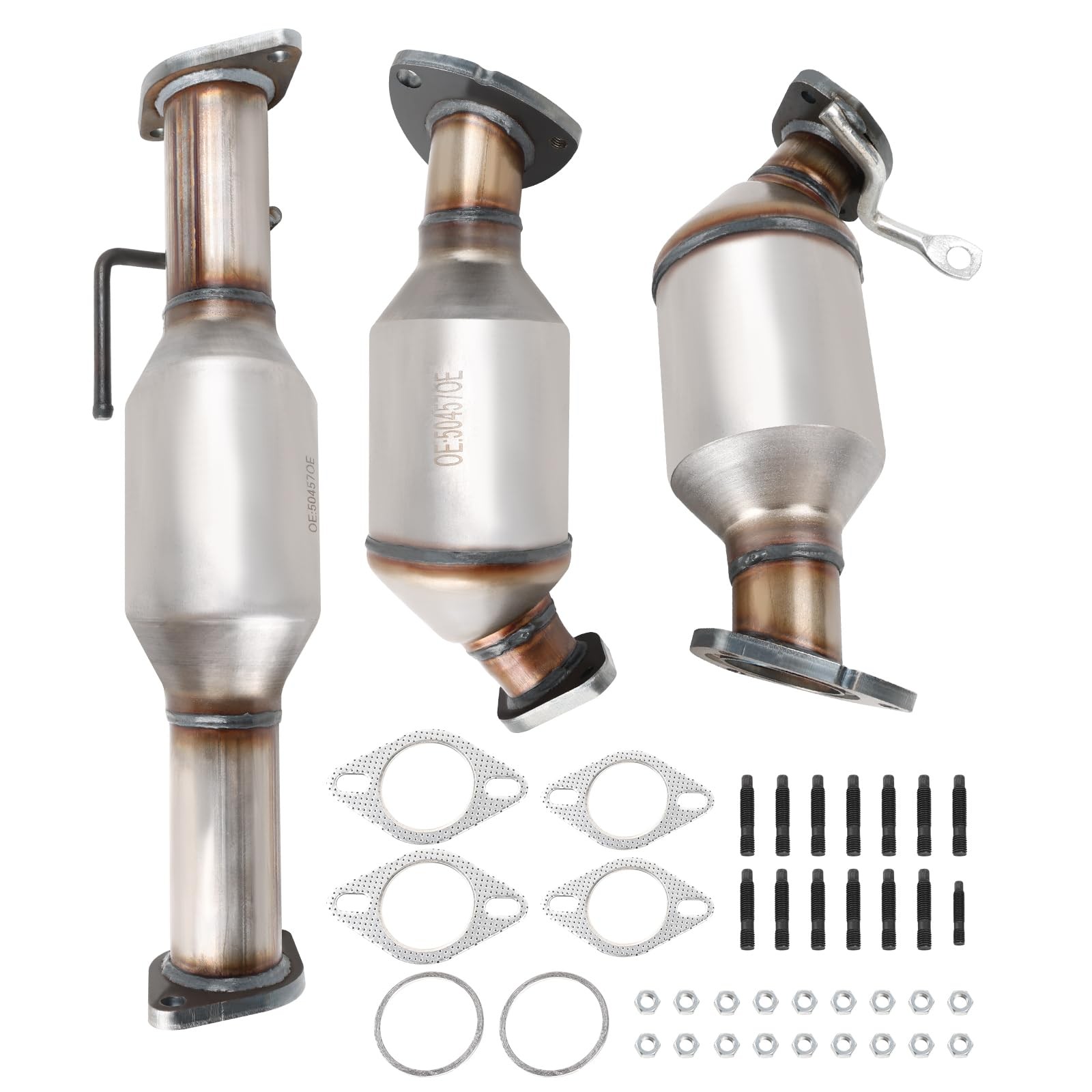 Catalytic Converter Compatible with Traverse 2009 Acadia 2007-2017, silver