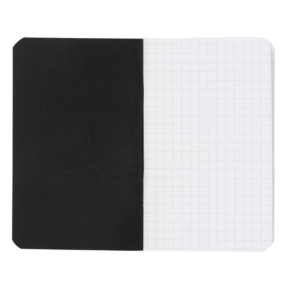 Rhodia Slim Staplebound Notebook – Graph 24 sheets – 3 x 4 3/4 – Black cover