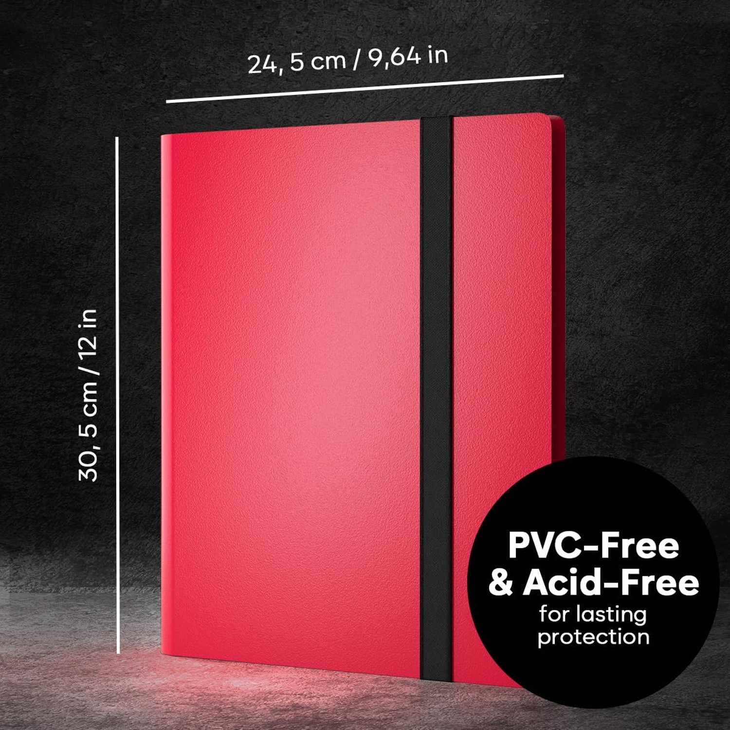 Trading Card Binder 9 Pocket, Card Collection Binder with 360 Capacity, Side …