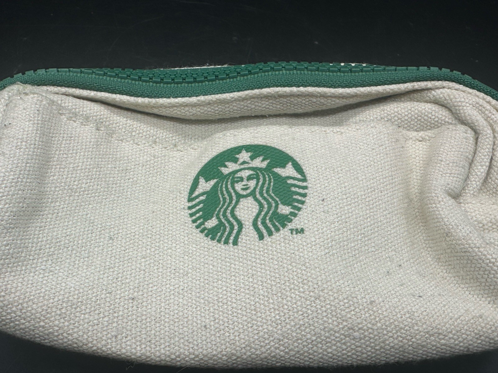 2018 Starbucks Cotton Zippered Pouch Bag