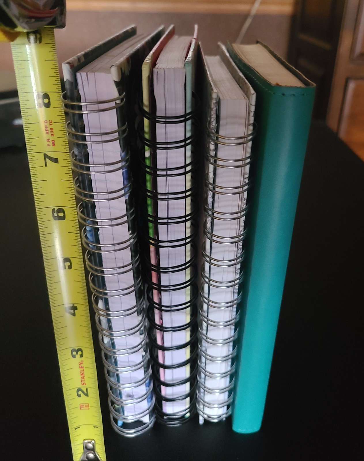 New Writing Notebooks Journals Lot of 4 Spiral Bound College Ruled Hardcover
