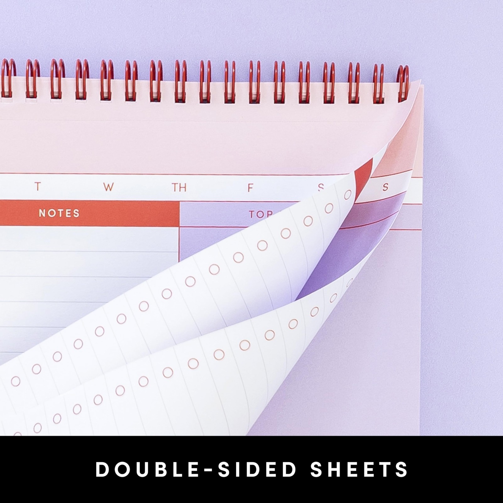 PAPERAGE To Do List Notepad, Daily To Do List Notebook, 60 Double-sided Tear-…