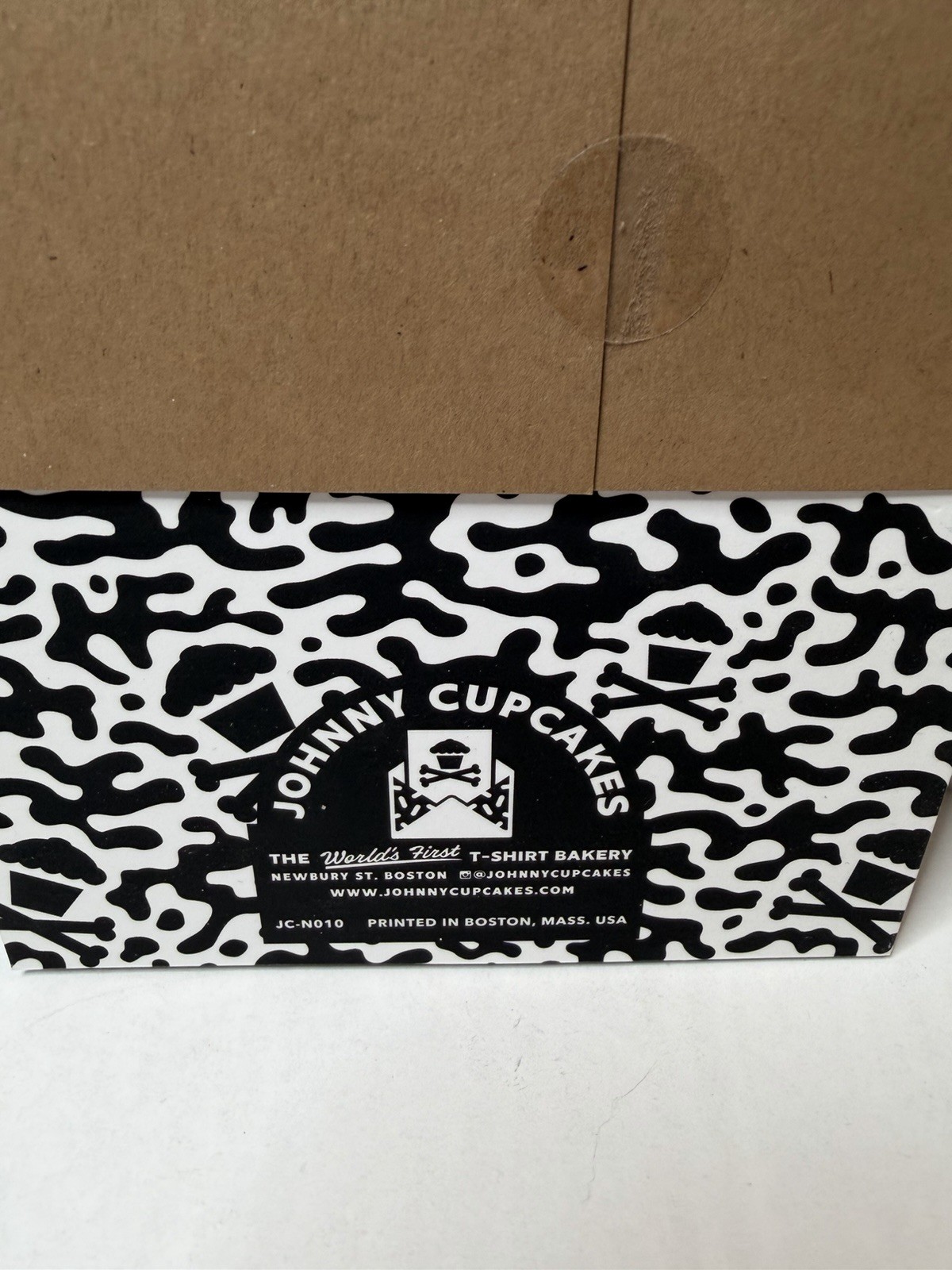 Johnny Cupcakes 100 Page Composition Notebook Printed In Boston