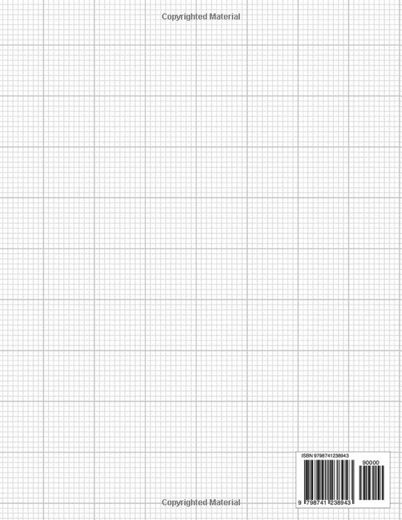 Graph Paper 10 Squares per Inch Notebook: 10 Lines per Inch, 8.5 X 11, Quad Rule
