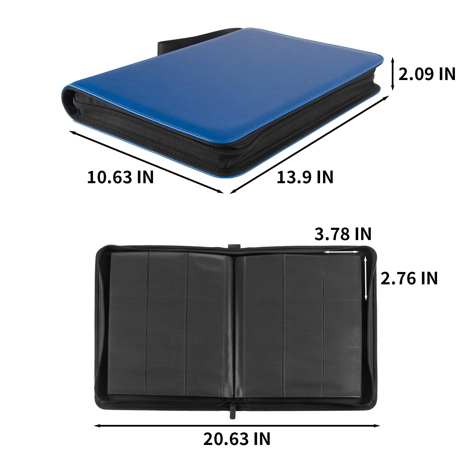 9 Pocket Trading Card Binder – 432 Card Storage Capacity Card Binder, Premium…