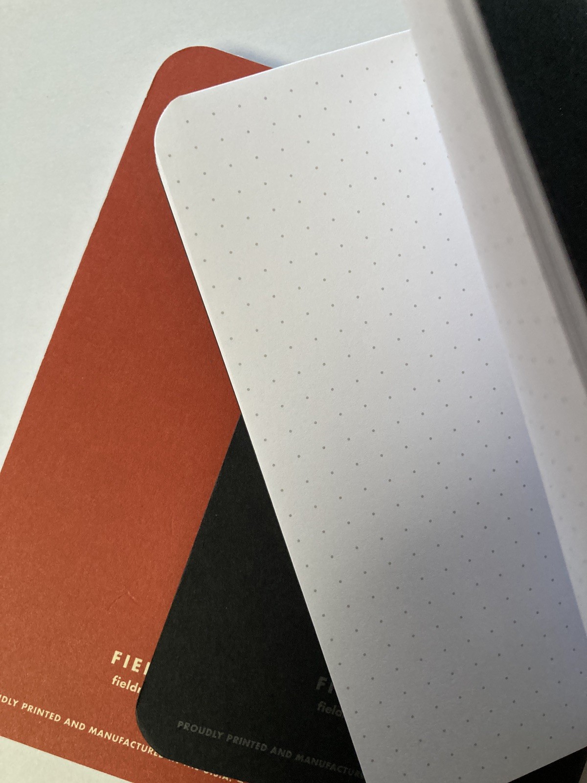 Field Notes Heartbeat Red Graph Paper Memo Books Single RARE, 2 Pitch Black