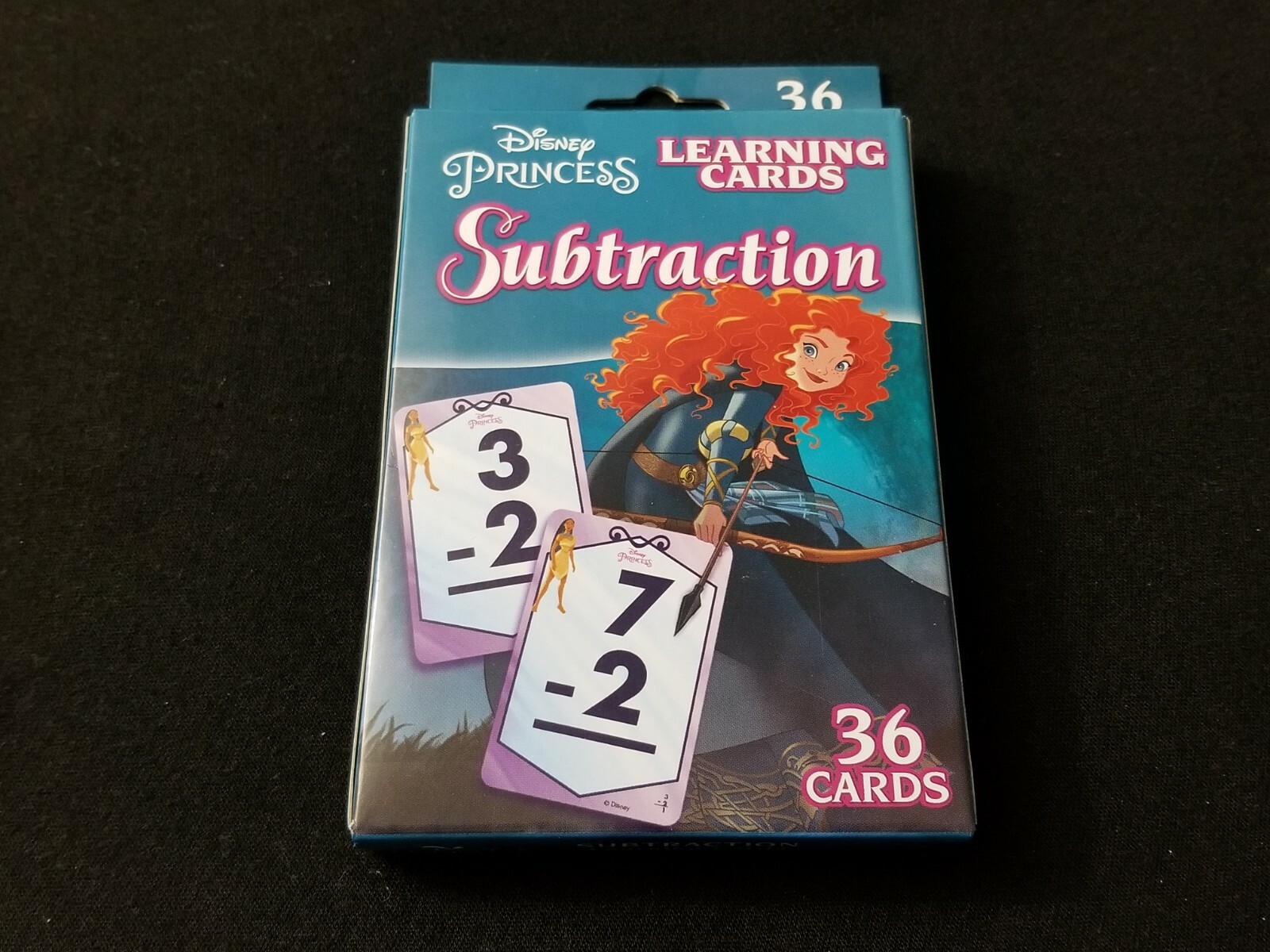 Disney Princess Addition and Subtraction Learning Flash Card Set