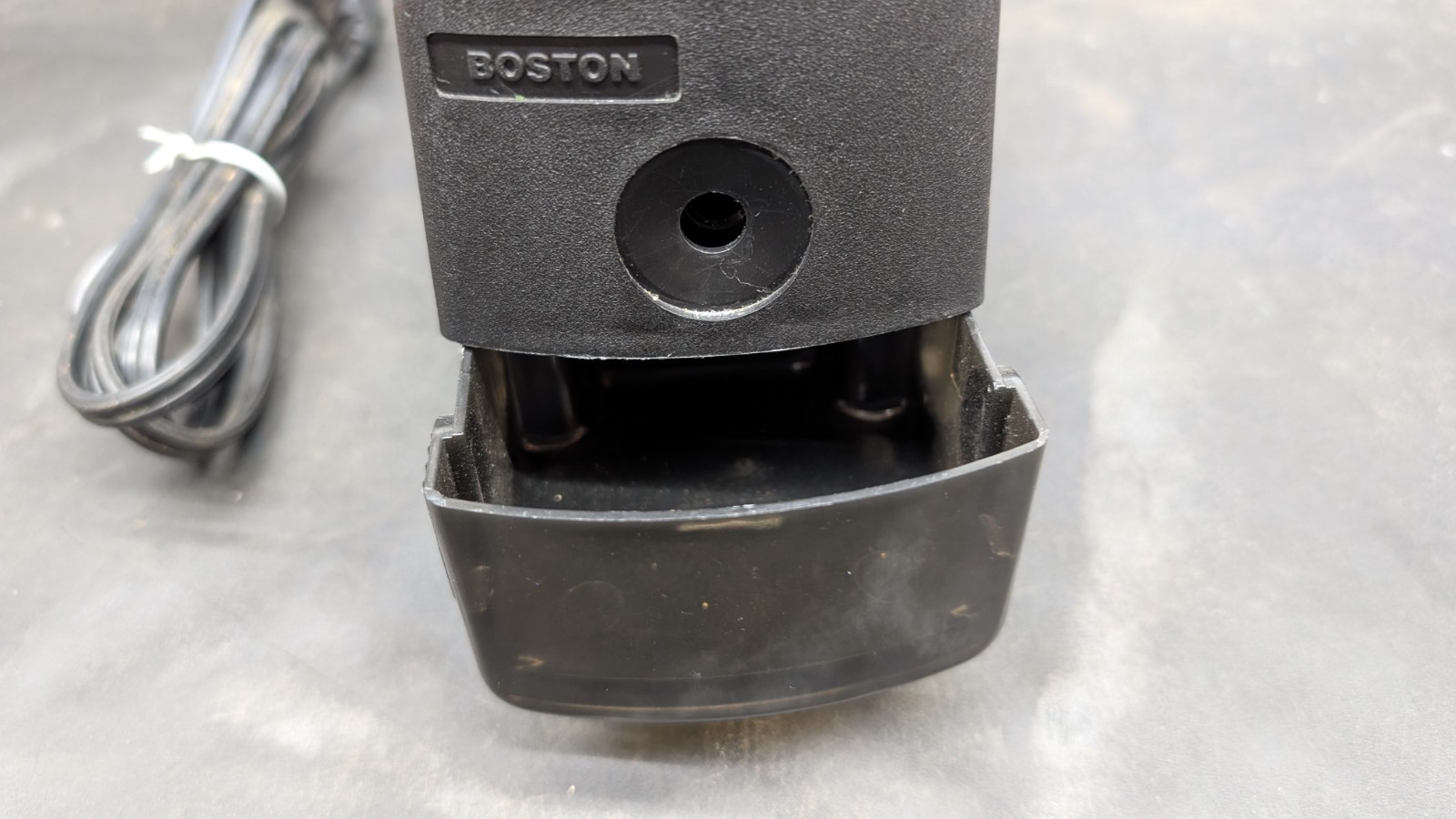 Boston Powerhouse Model 19 Electric Pencil Sharpener Black Heavy Duty USA Made