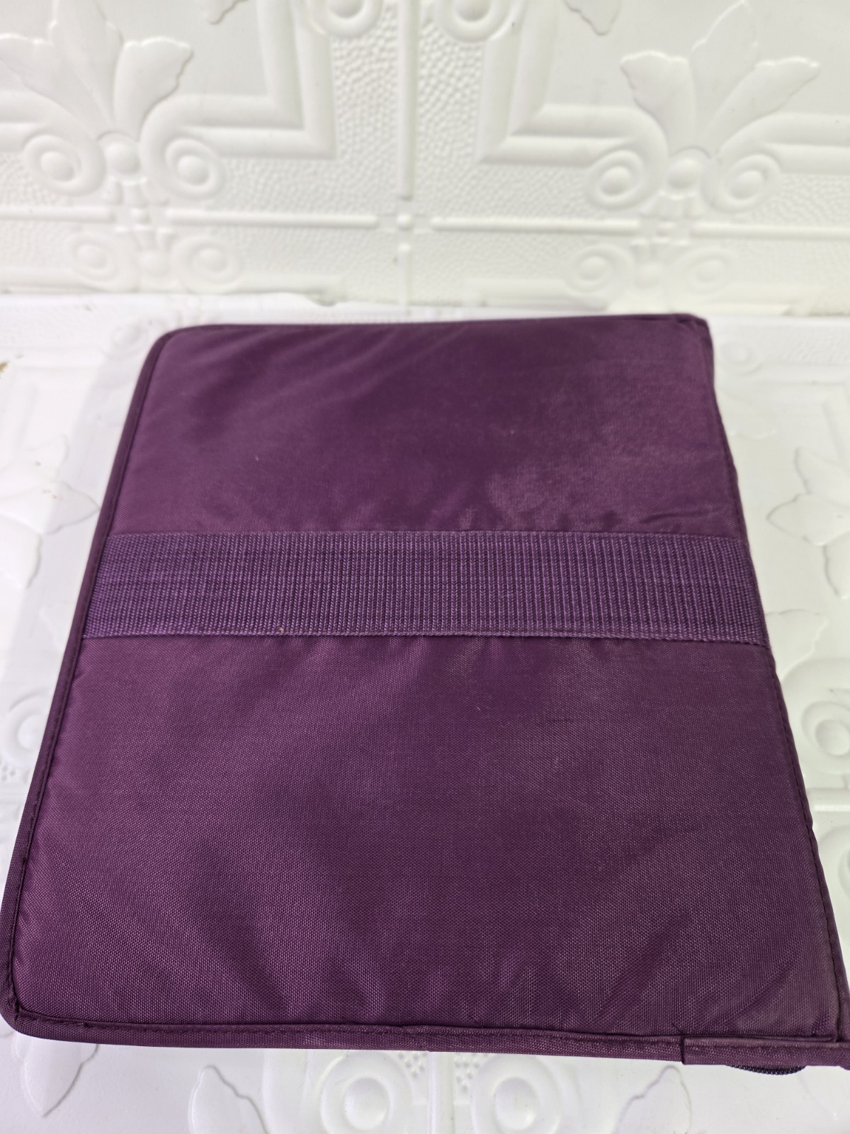 VTG 1991 Mead Five Star Purple Zippered 3 Ring Binder Notebook W/ PVC Sleeves